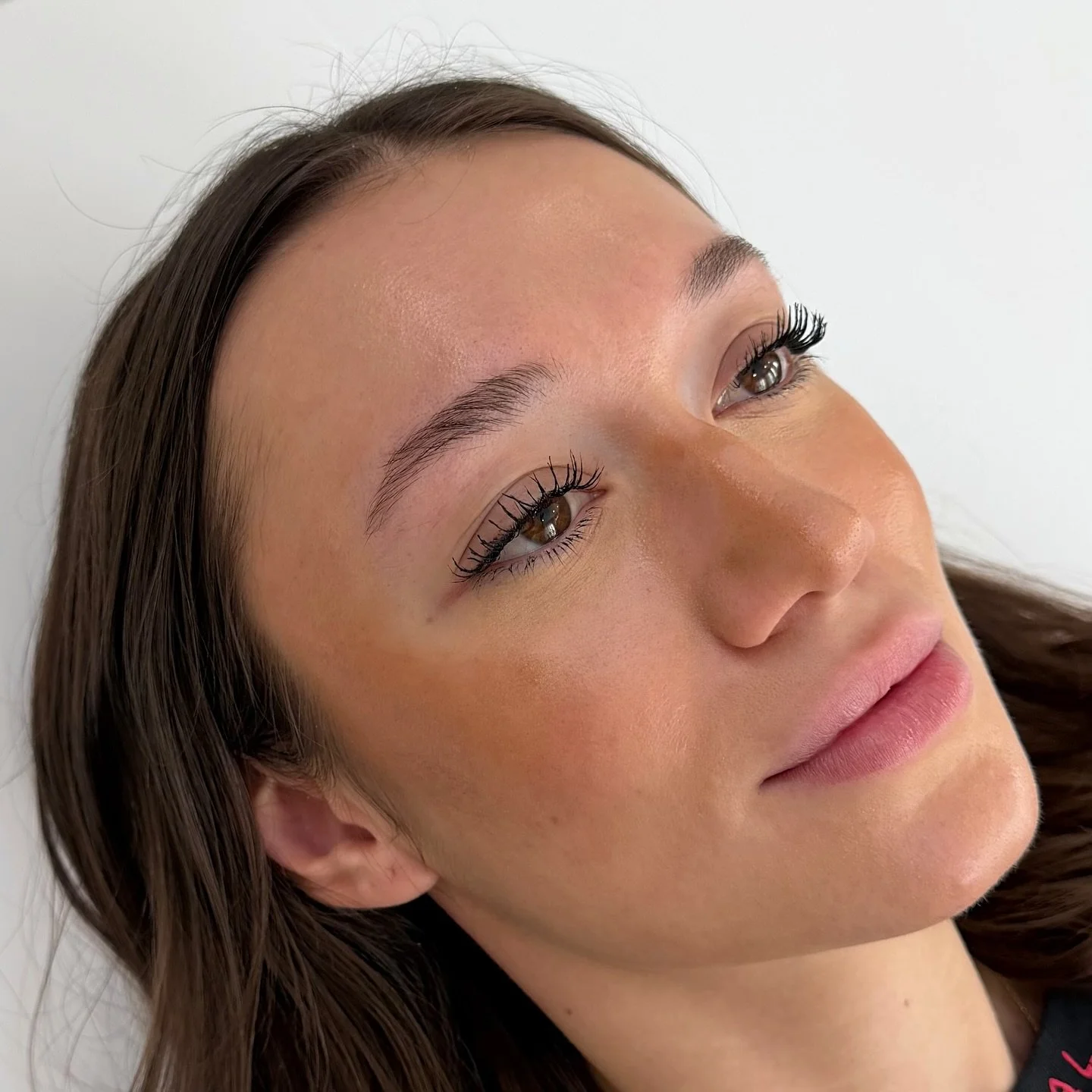 My sweet client brought in examples of how she fills in her brows and a set of brows that I did last year which were slightly different from hers. We mapped out brows like the other client that she liked but just like a hair cut, sometimes we like it