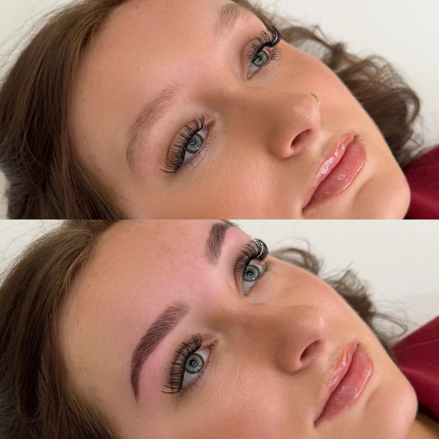 Another brow lamination + wax + tint for the win! Now&rsquo;s she&rsquo;s ready for her SoCal trip☀️

✨roseville california brow artist specializing in natural pmu, waxing, lamination, and tint✨
&bull;
&bull;
&bull;
#sacramentobrows #rosevillebrows #