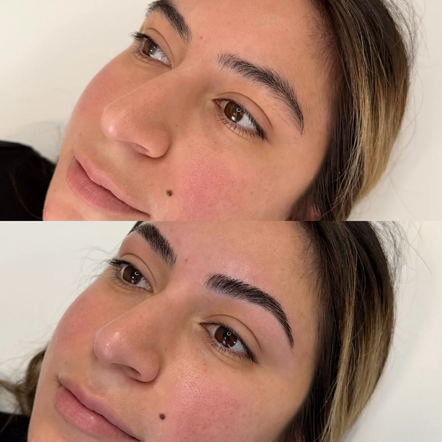 I cannot stop staring at her upper and lower borders! The new shape is cleeeean and smooth on these laminated + waxed brows. I&rsquo;m forever grateful to clients that trust me with their first ever brow service 🙏🏼

✨roseville california brow artis