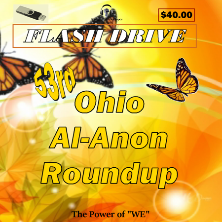 Pre-Sale: Ohio Al-Anon Roundup (OAR) 2025. CDs or USB Flash Drive
