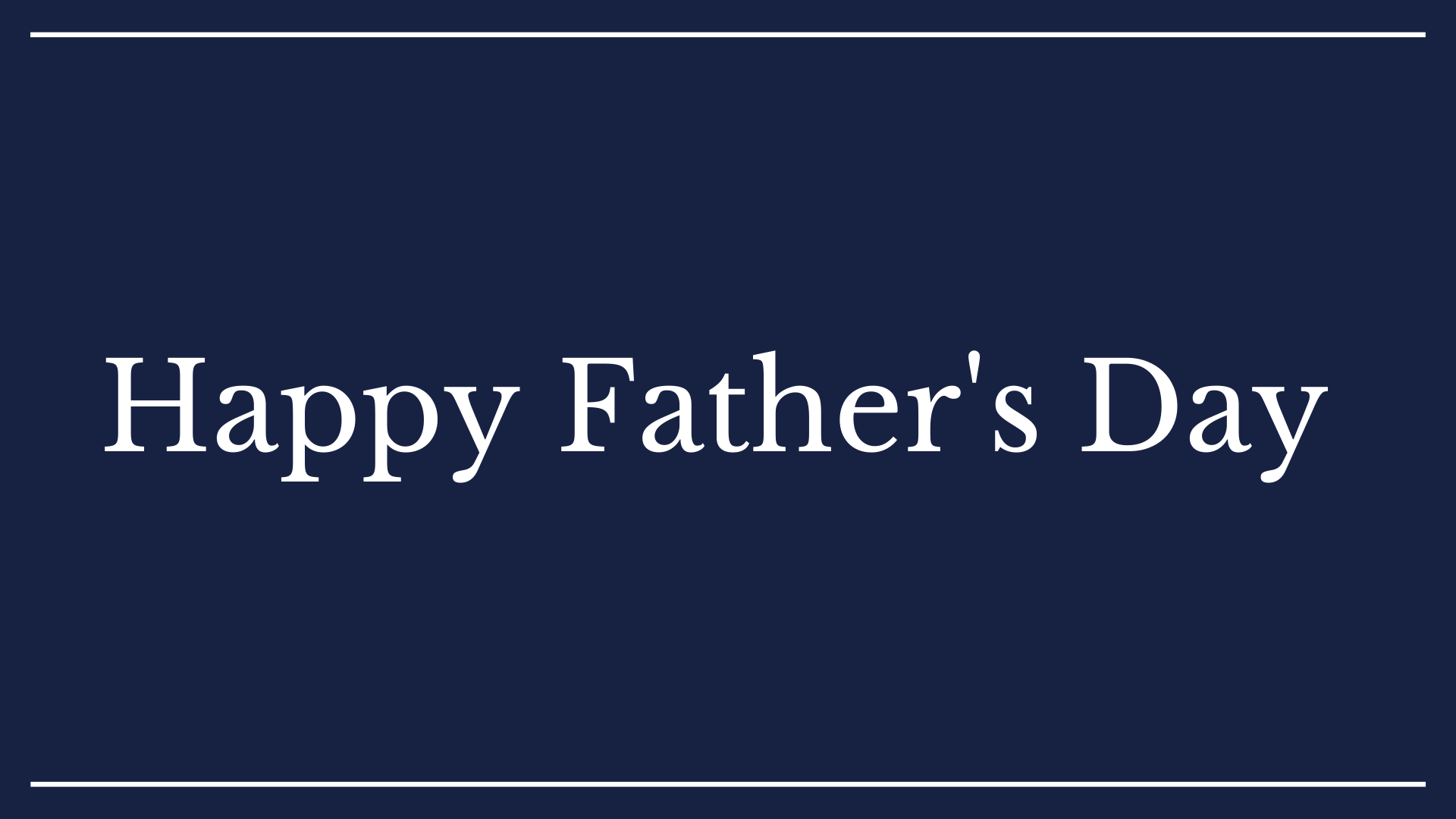 A Good, Good Father