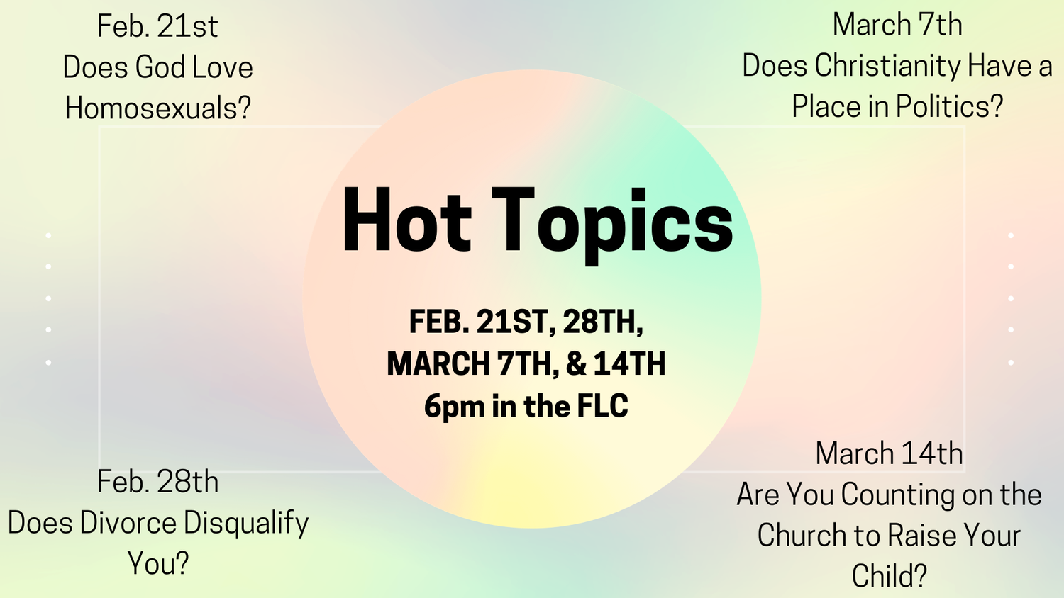 Hot Topics- Does Christianity Have a Place in Politics? episode artwork
