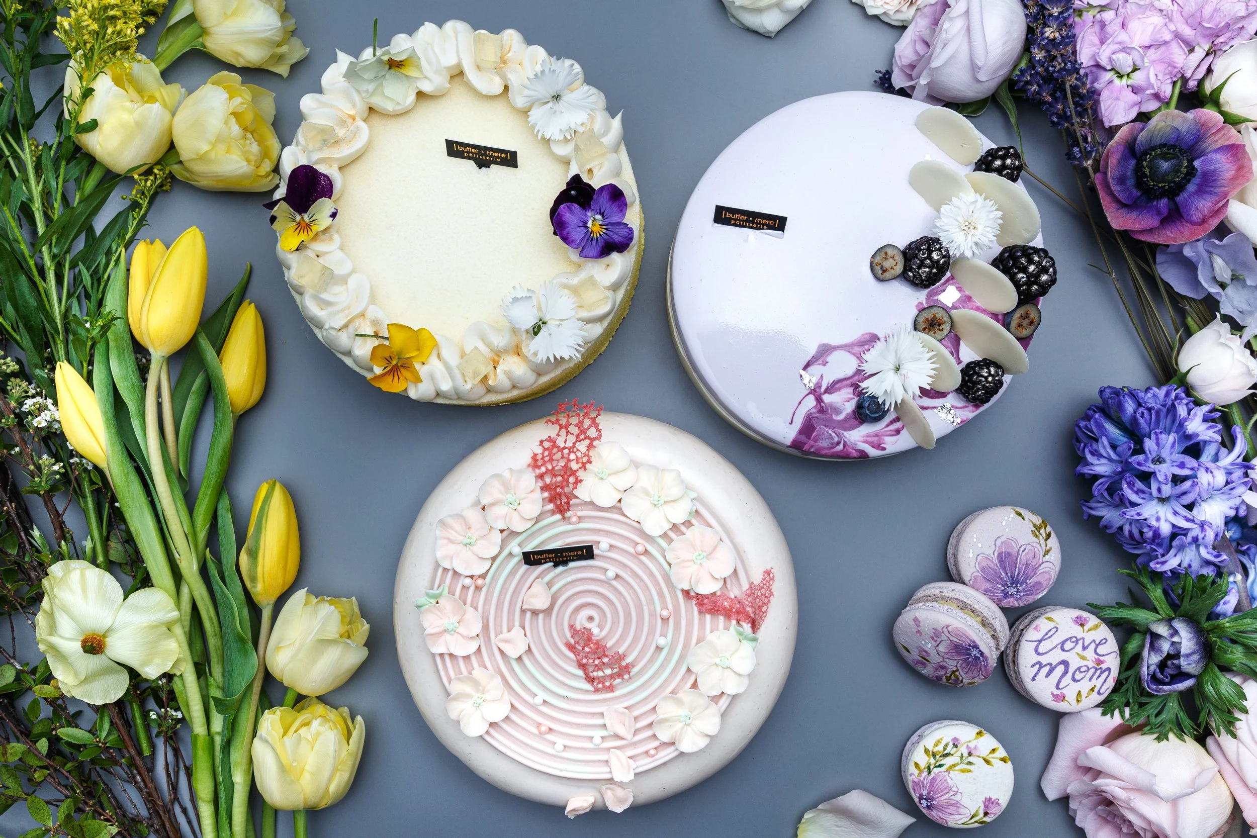 Tickle Mom Pink with Buttermere’s Secret Garden Cakes 