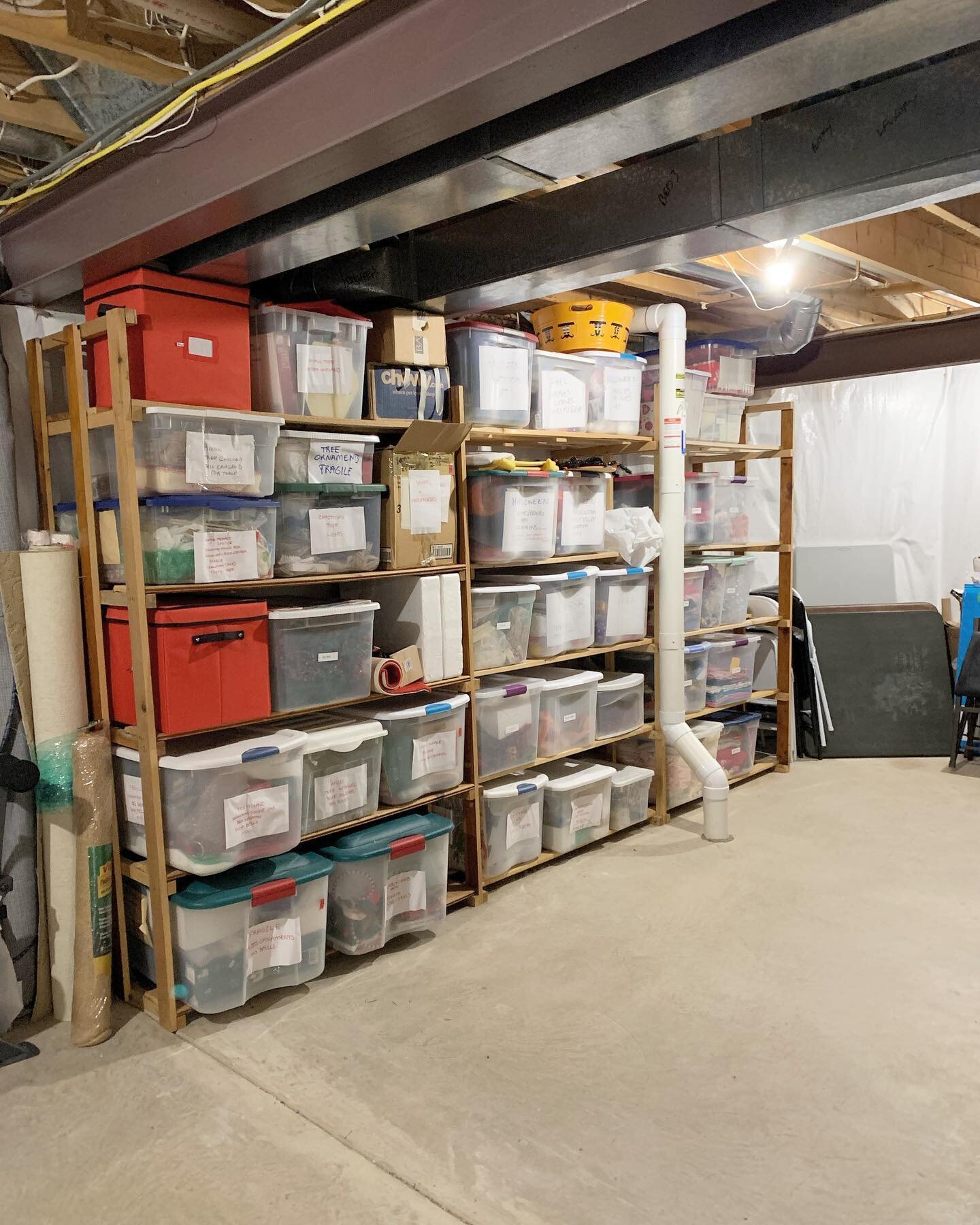 A basement transformation for the books!

Not much needs to be said here, the photos speak for themselves. Every inch of this basement was assessed, downsized and better stored.

My clients now know where everything is and the amount of floor space t