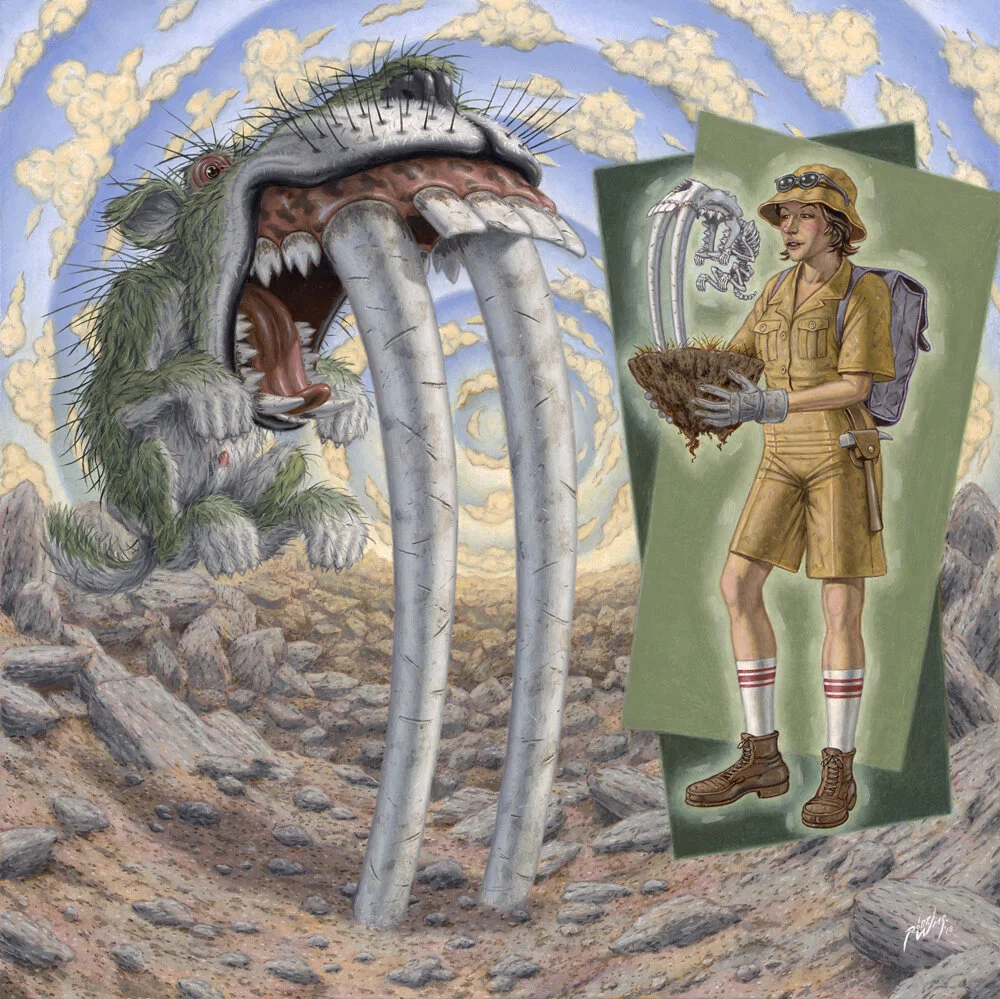 Too Extinct To Initially Exist 20” x 20” 2018