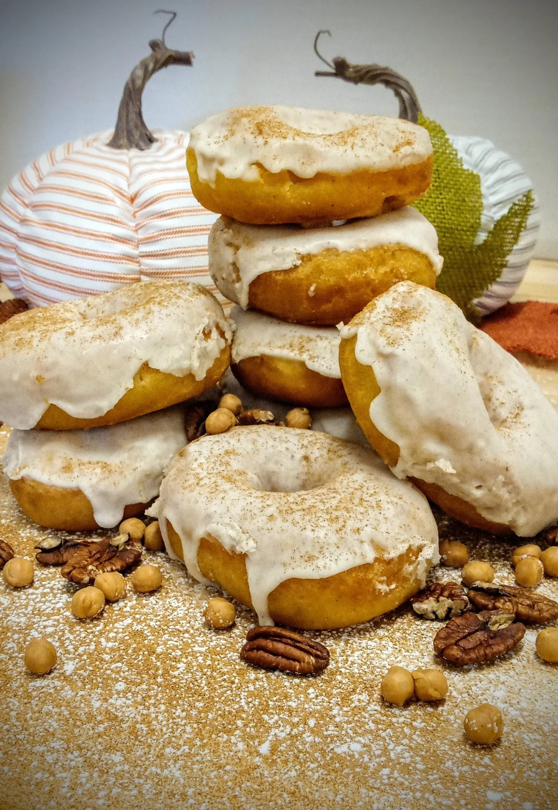 Pumpkin Spice Donuts