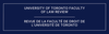 University of Toronto Faculty of Law Review
