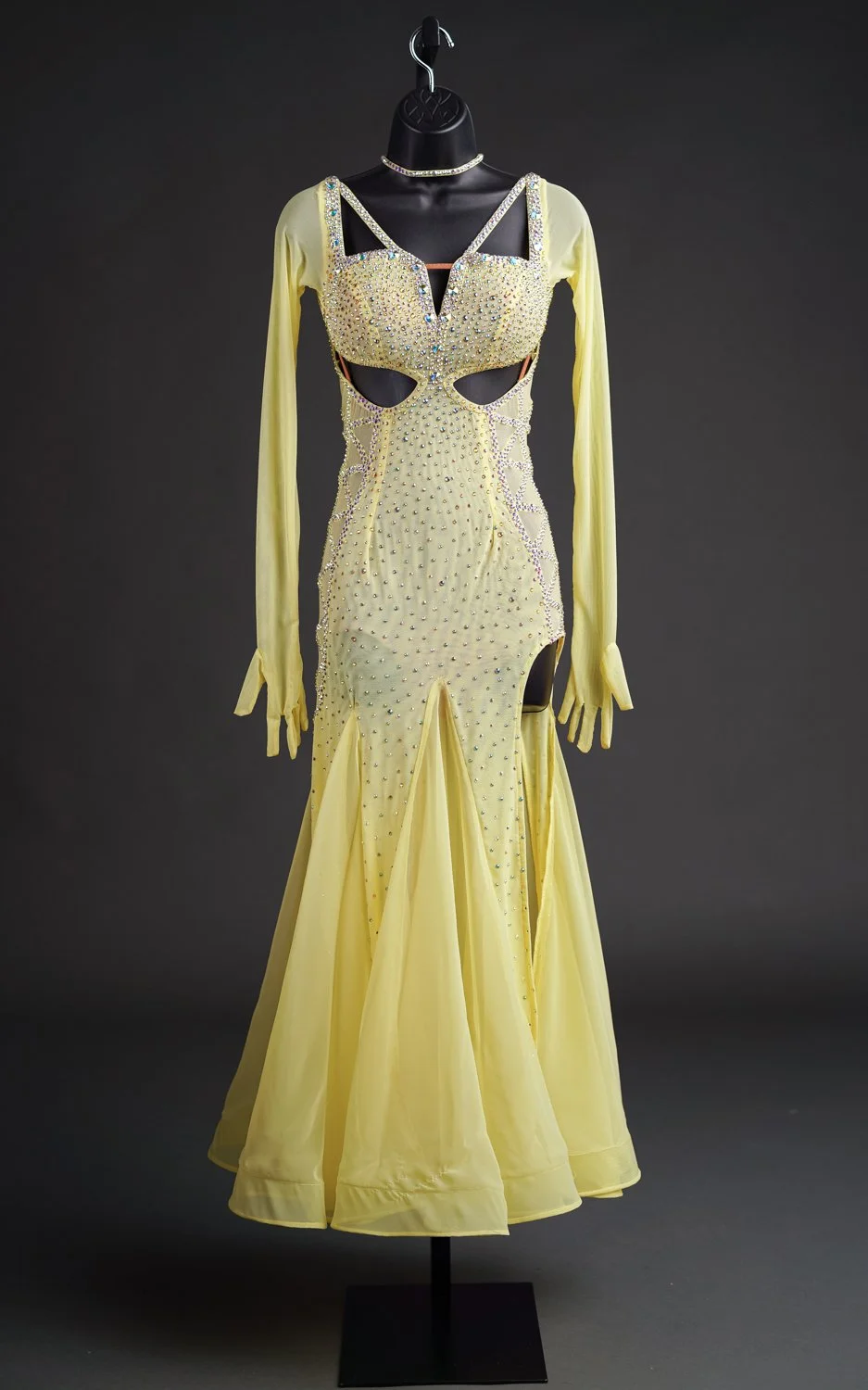 Yellow Smooth with Cut-Outs and Crisscross Sides