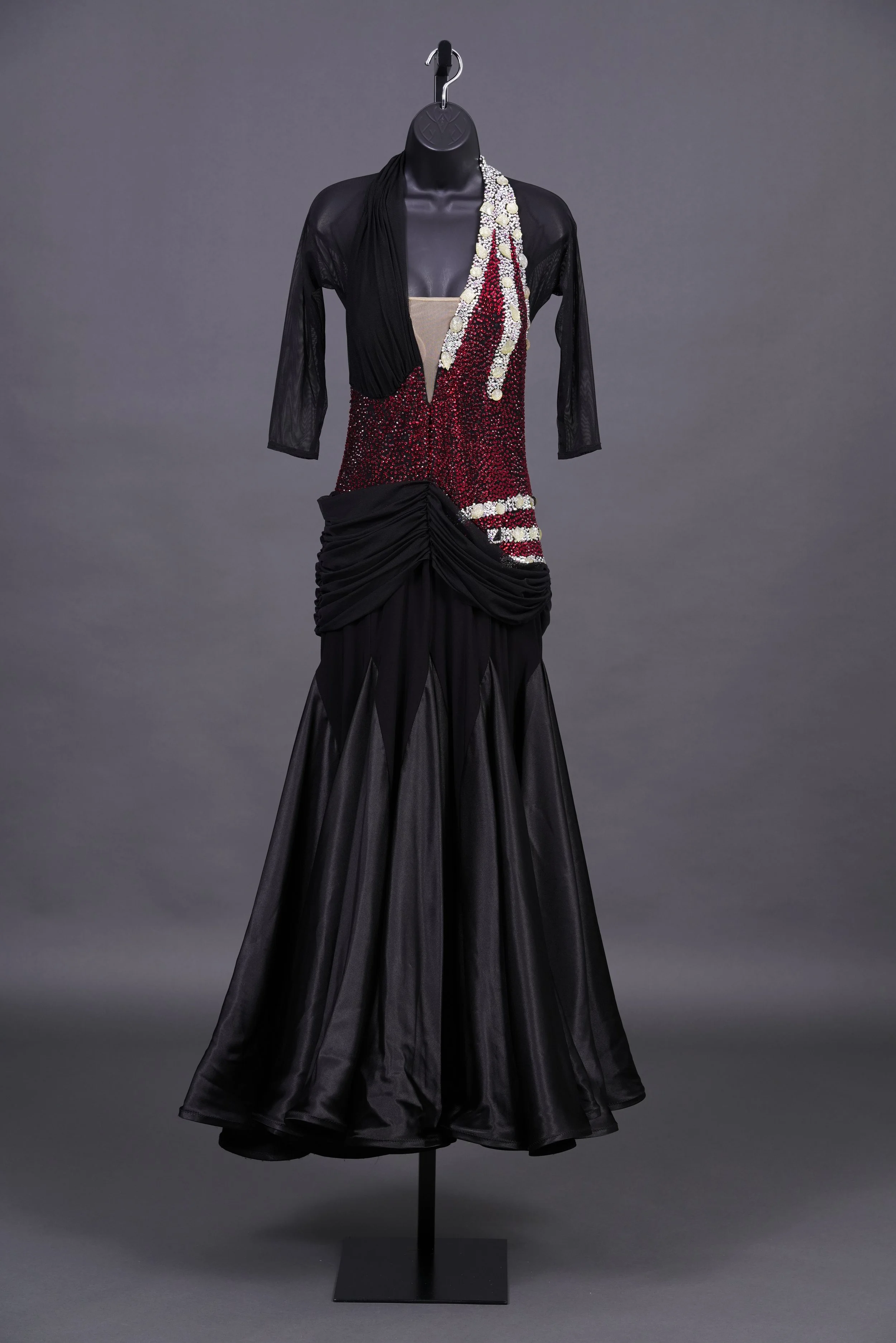 Black with Red Smooth