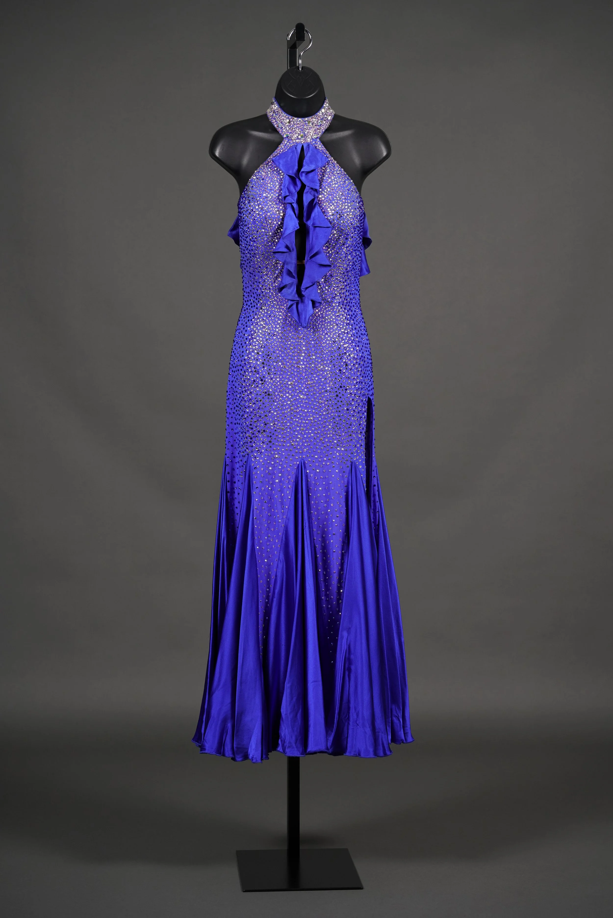 Cobalt Halter Smooth with Flounce