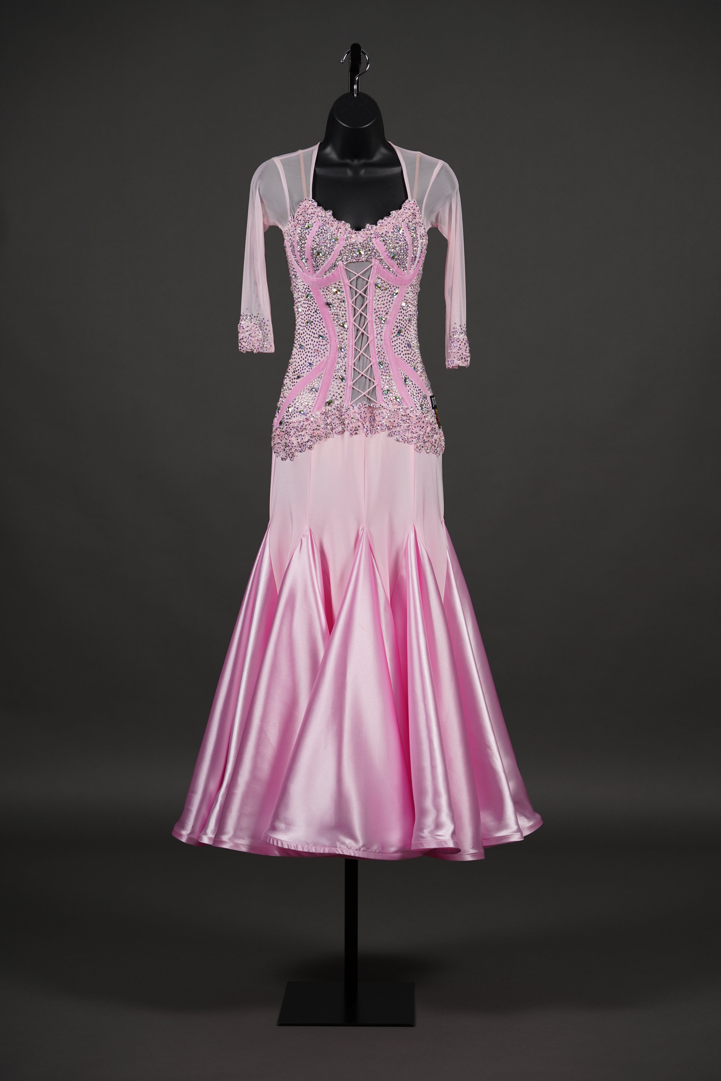 Baby Pink Corset Jordy Smooth Dress