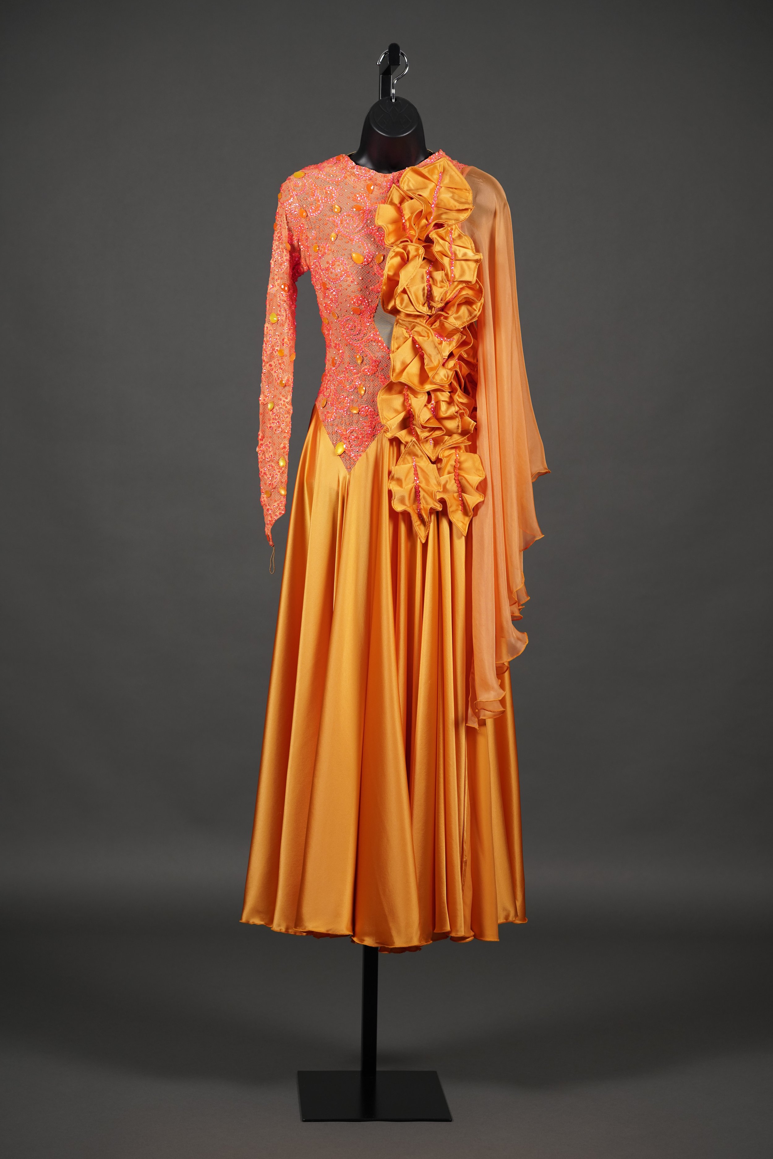 Orange Smooth with Ruffles