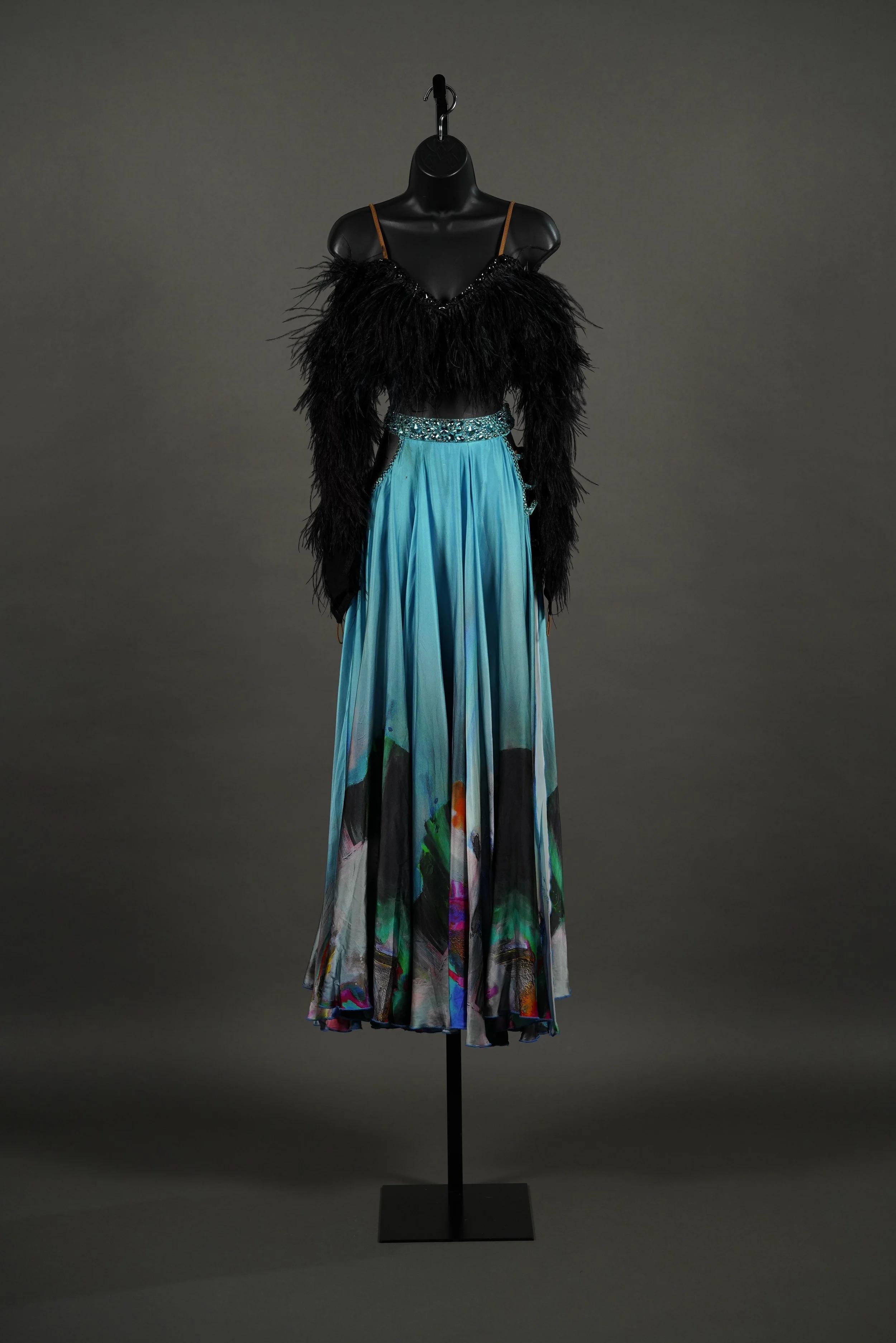 Black and Aqua Smooth
