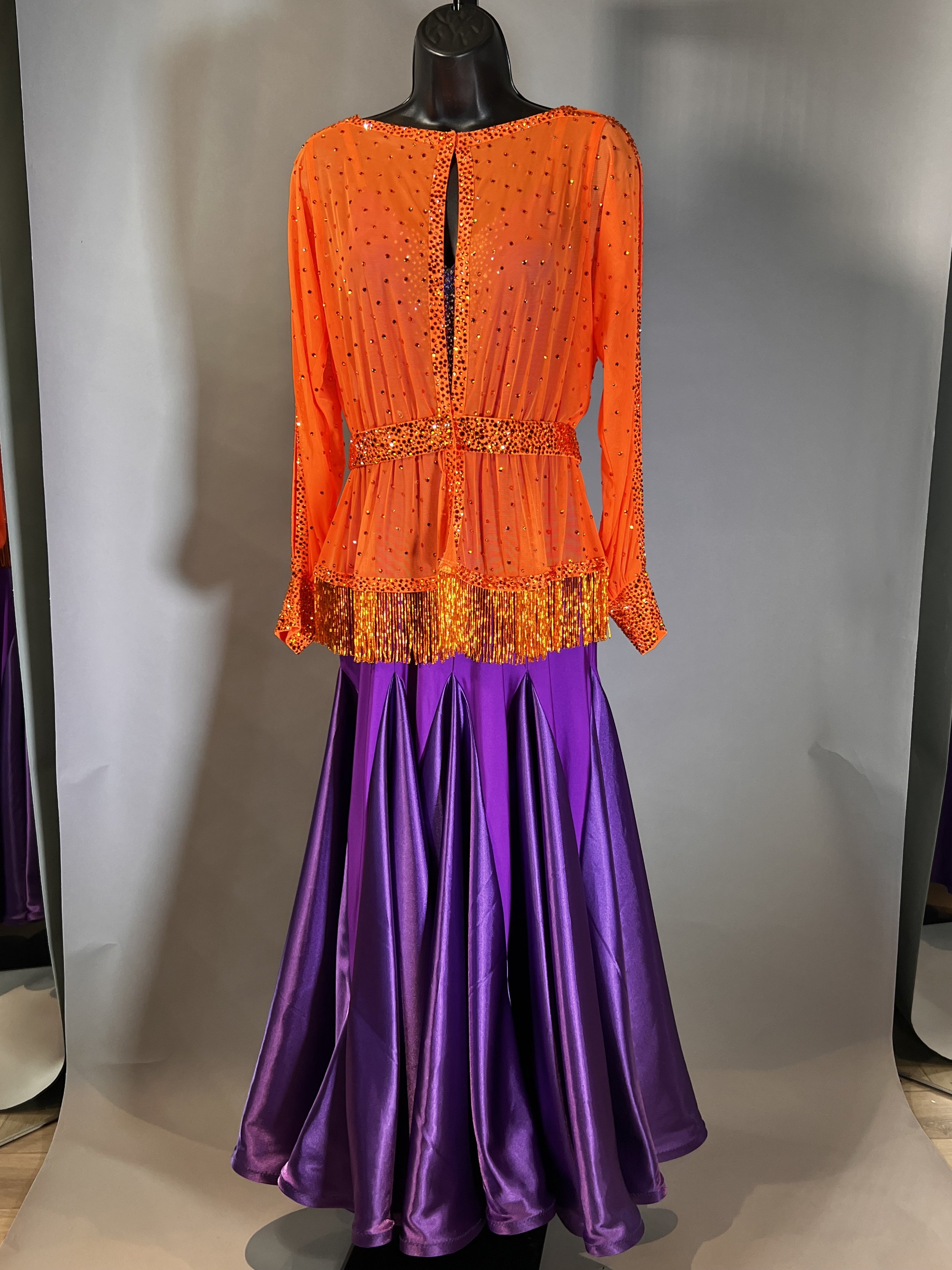 Jordy 3-Piece Orange and Purple Smooth