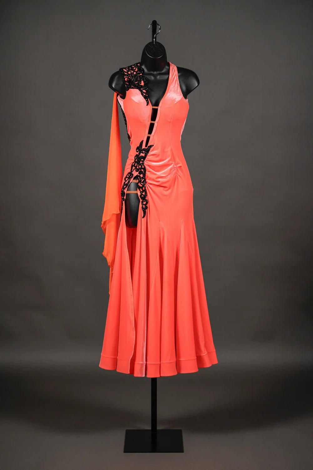 red flowy dance dress Burgundy Modern Flowy Ruffles Sleeves Ballroom Dance Dress for Women Girls  National Foxtrot Smooth Tango Waltz Dance Long Gown – Moderndancedress.com