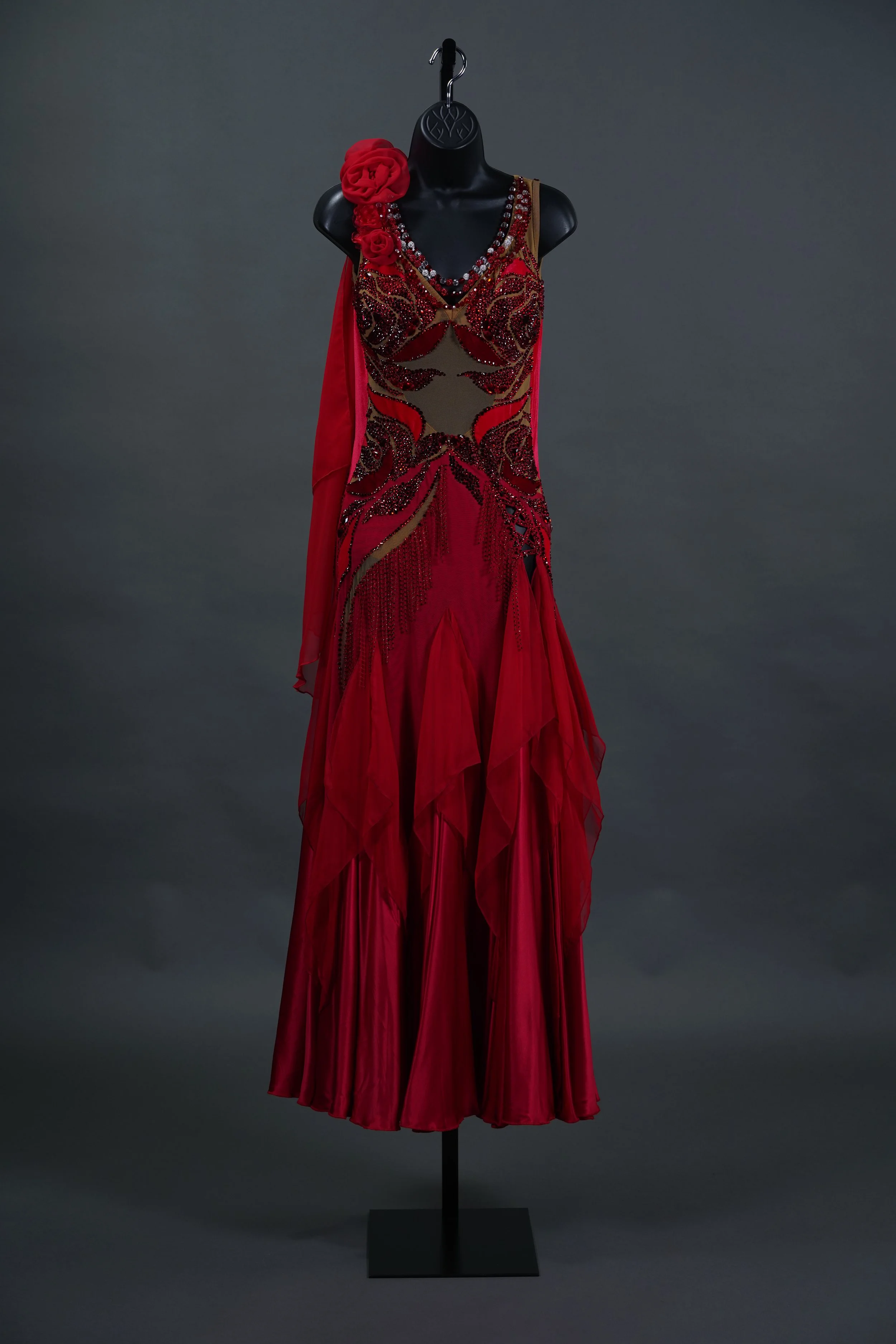 Red Velvet Smooth with Flowers