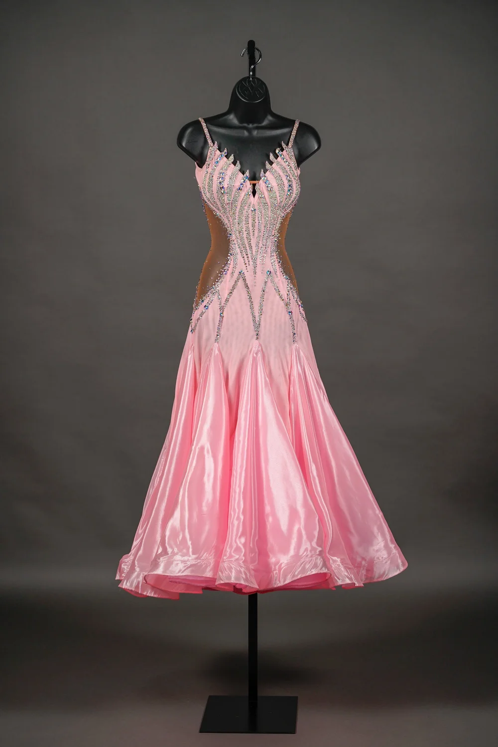 white christmas dresses Custom Size Competition Latin Dance Dresses for Women Girls Blue Pink  Feather Salsa Rumba Blackpool Dance Costumes – Moderndancedress.com main image 1