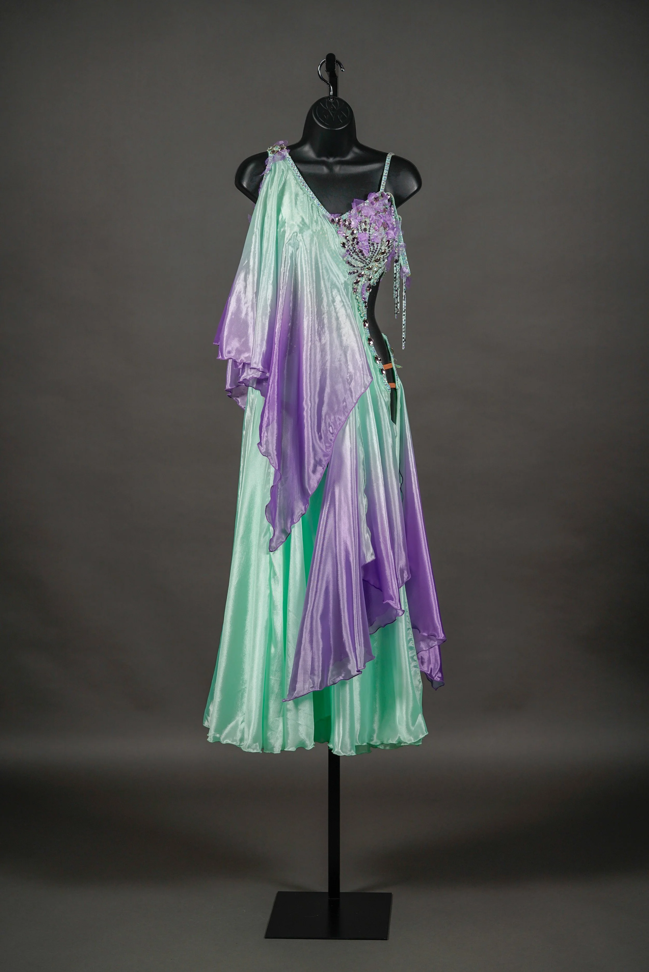 Lilac to Mint Draped Smooth