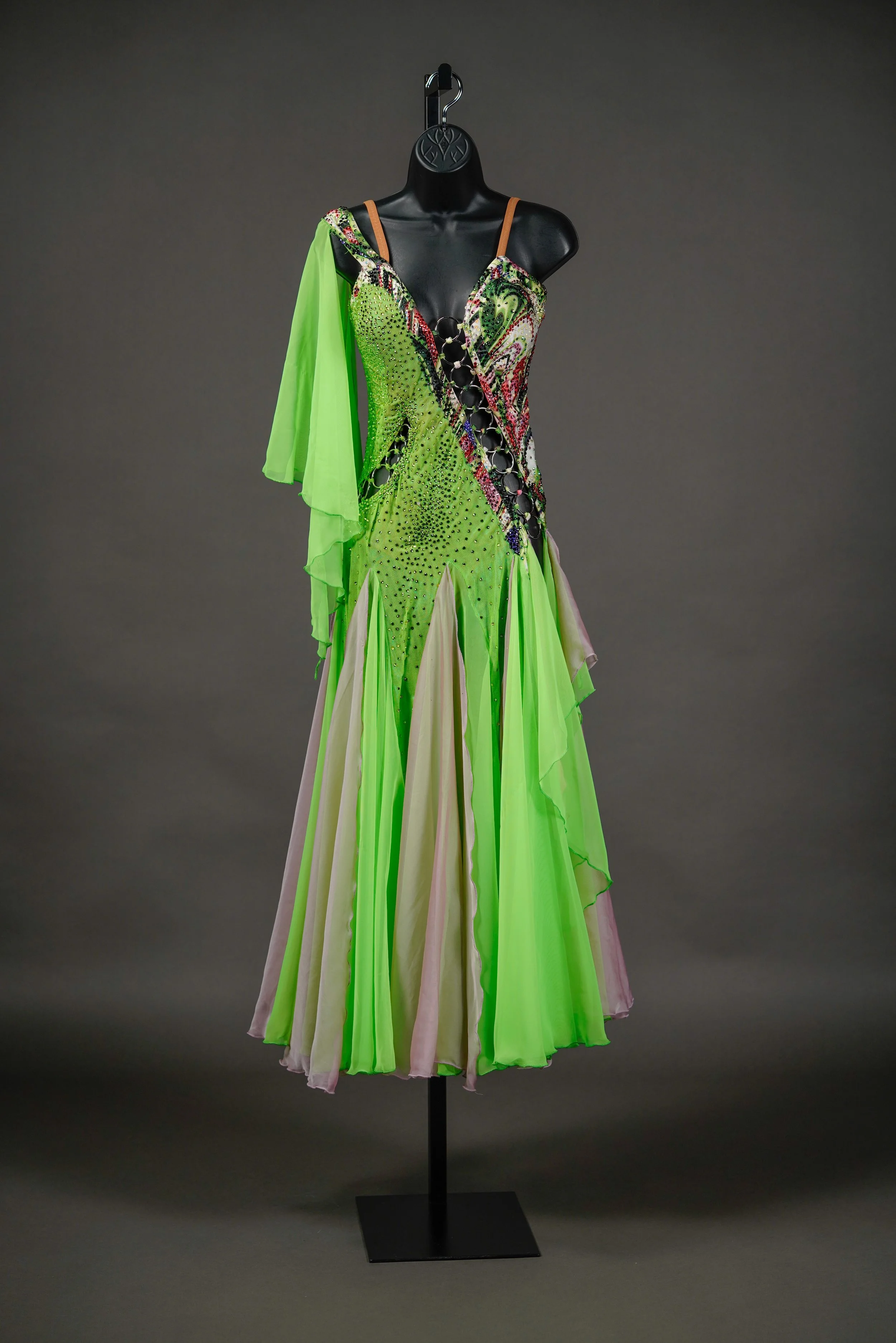 Print and Green Smooth with Rings