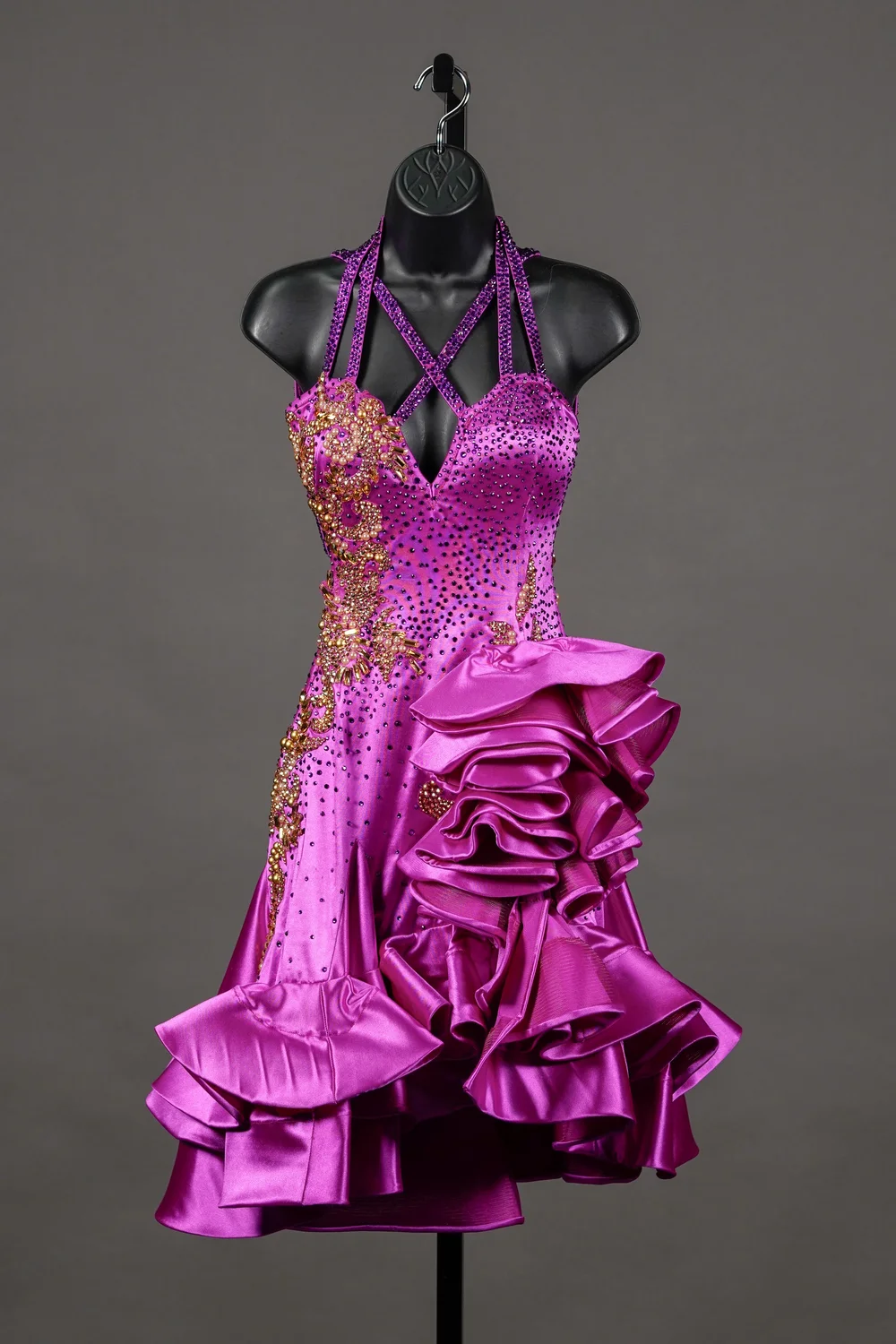 strapless open back dress Zapaka Women Printed Cute Homecoming Dress Off The Shoulder Purple A Line Tulle Short Prom Dress, Dark Purple / US6