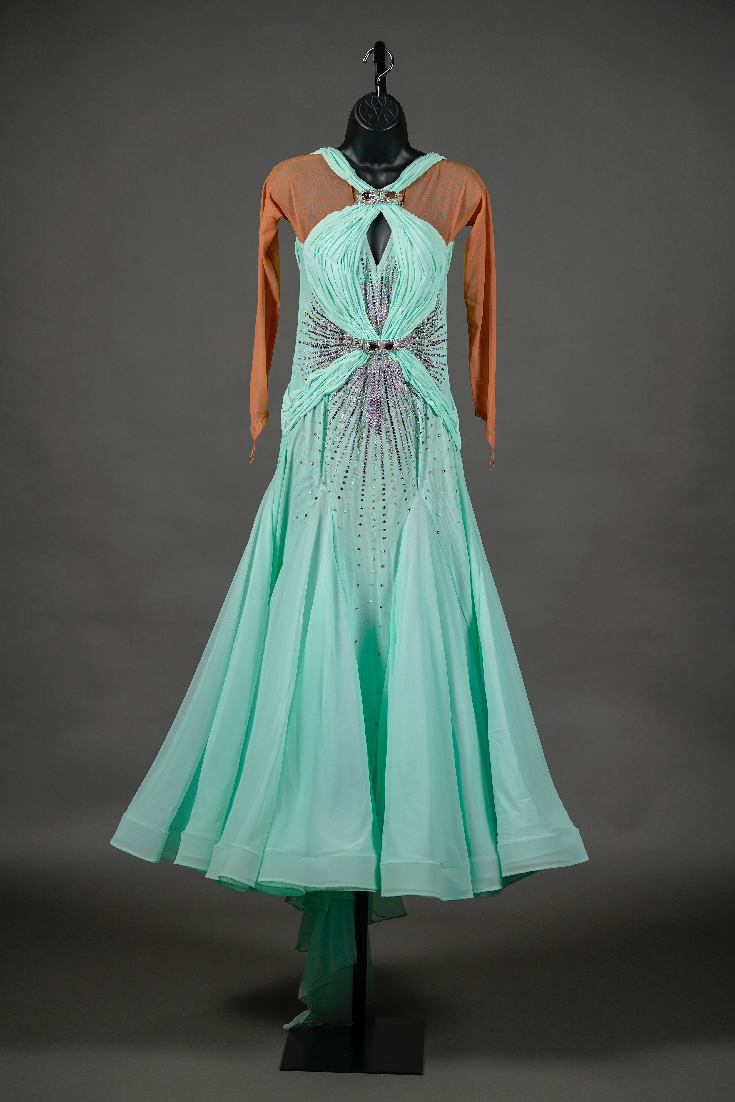 Spearmint Ruched Standard with Floats