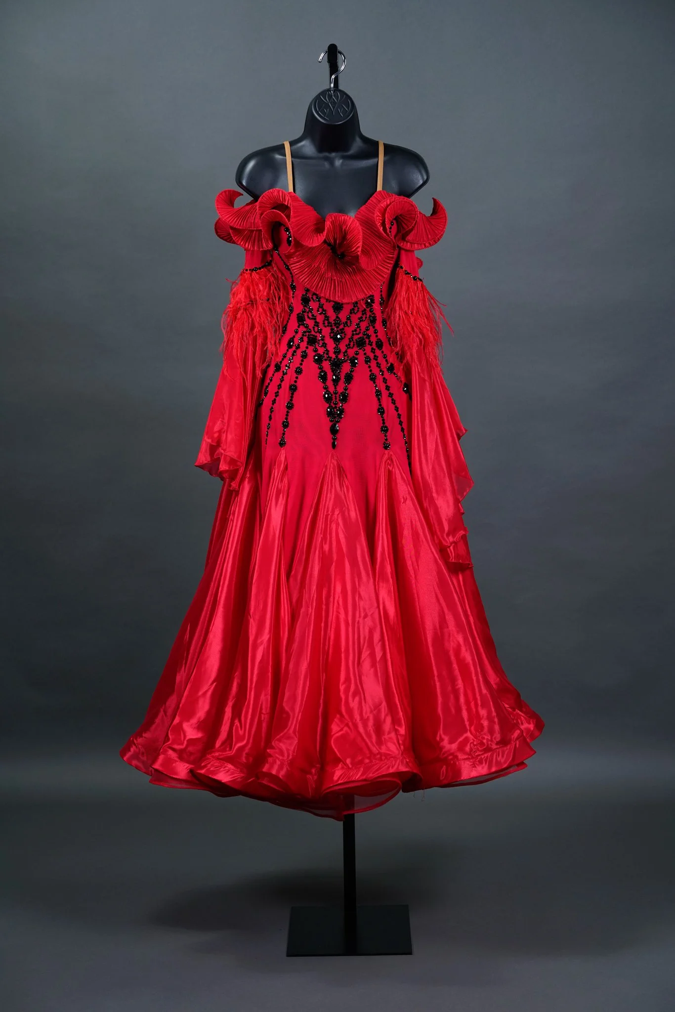 Red with Feathers Standard