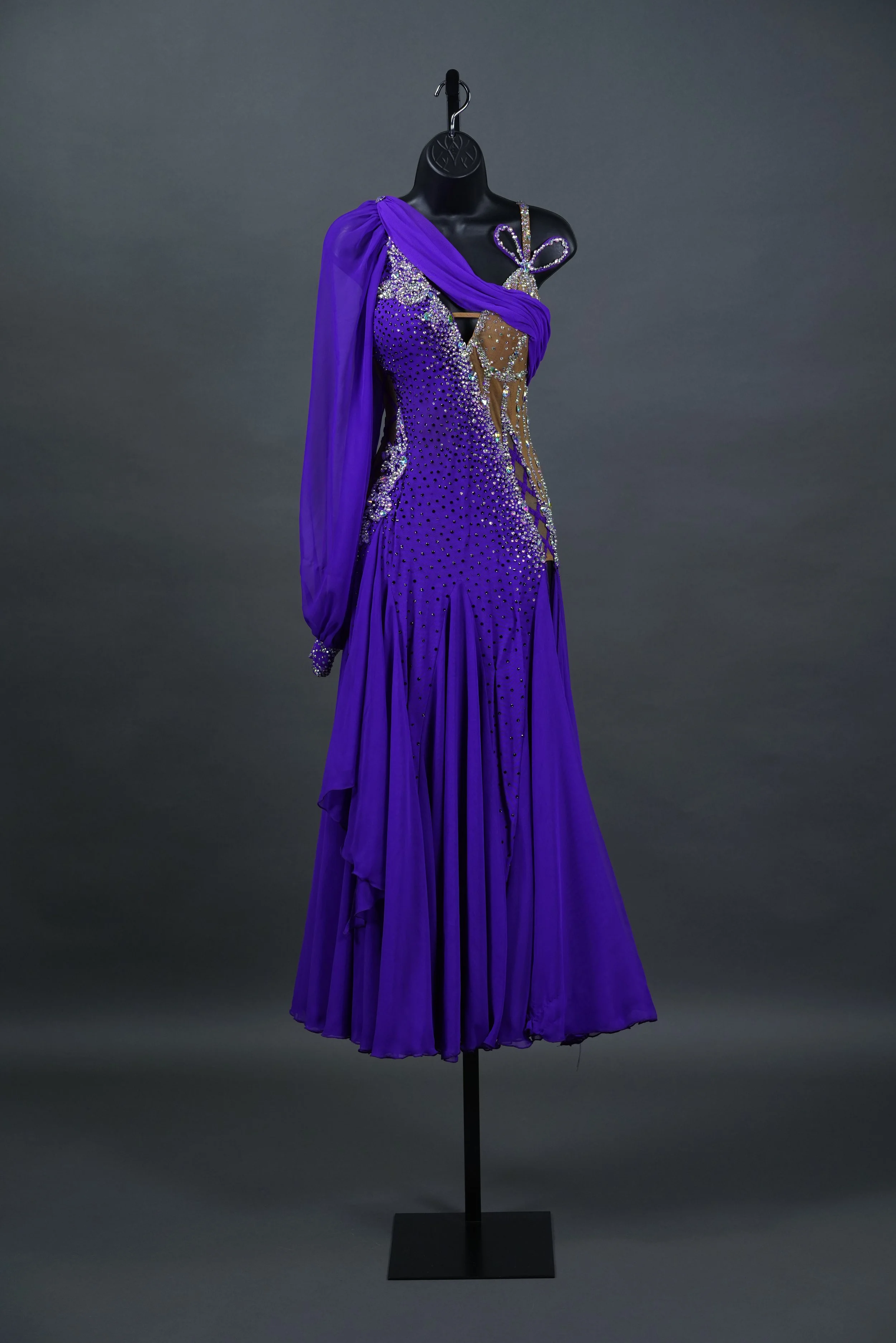 Purple Corset with Lace Smooth