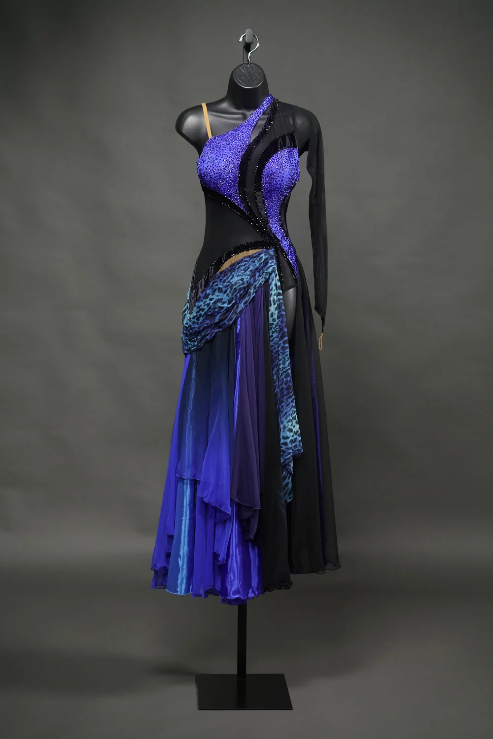 purple dance dress Colorful Sequin Tassels The dress is finished with a center CHICTRY Womens Lyrical Ballet Dance