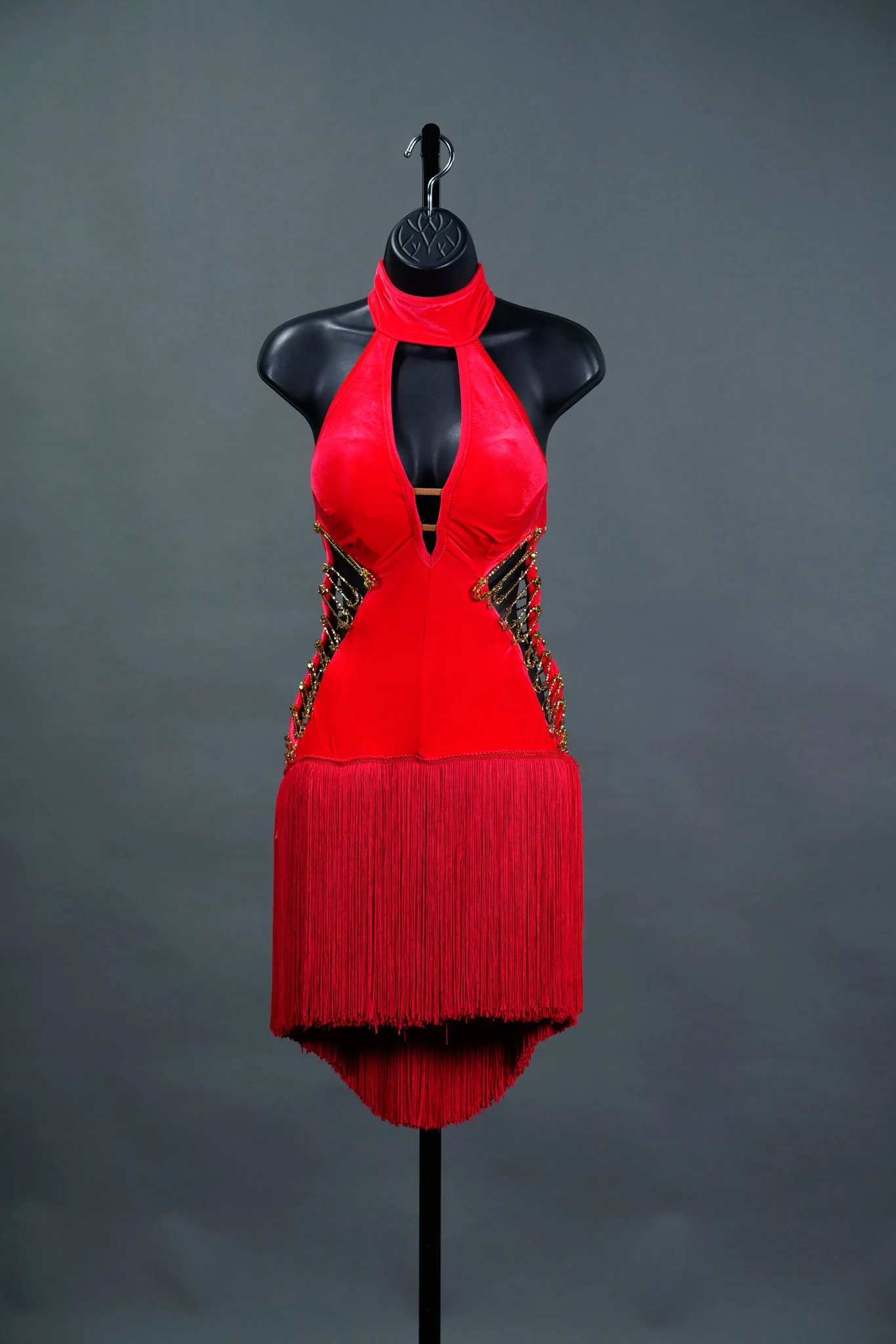 Red Velvet Fringe Latin