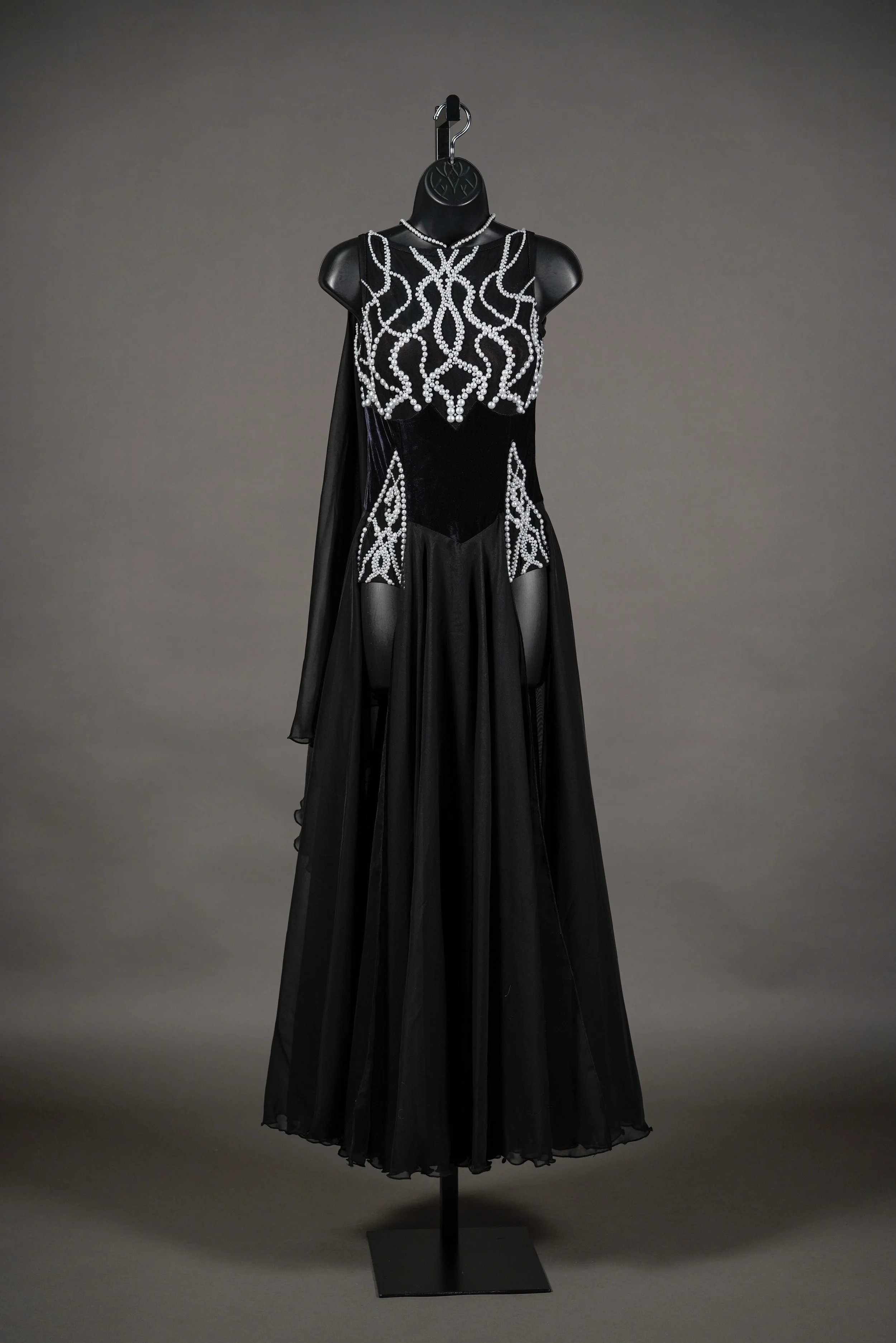 Black Smooth with Design Top and Velvet