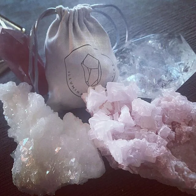 💠 New additions! Aragonite, pink halite, clear and strawberry quartz💠 #healingcrystals #healing #balance #peace #crystals #stayhome