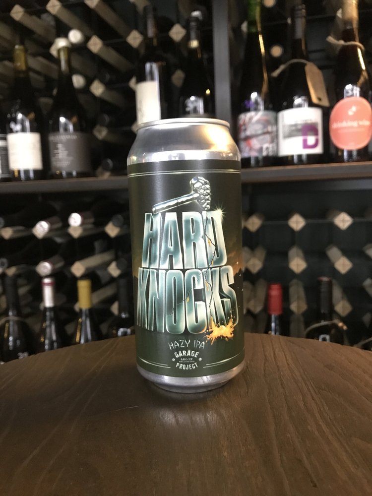 Garage Project Hard Knocks Hazy Ipa 7 6 440ml Can Rosalitas Bar Bottleshop Delivery
