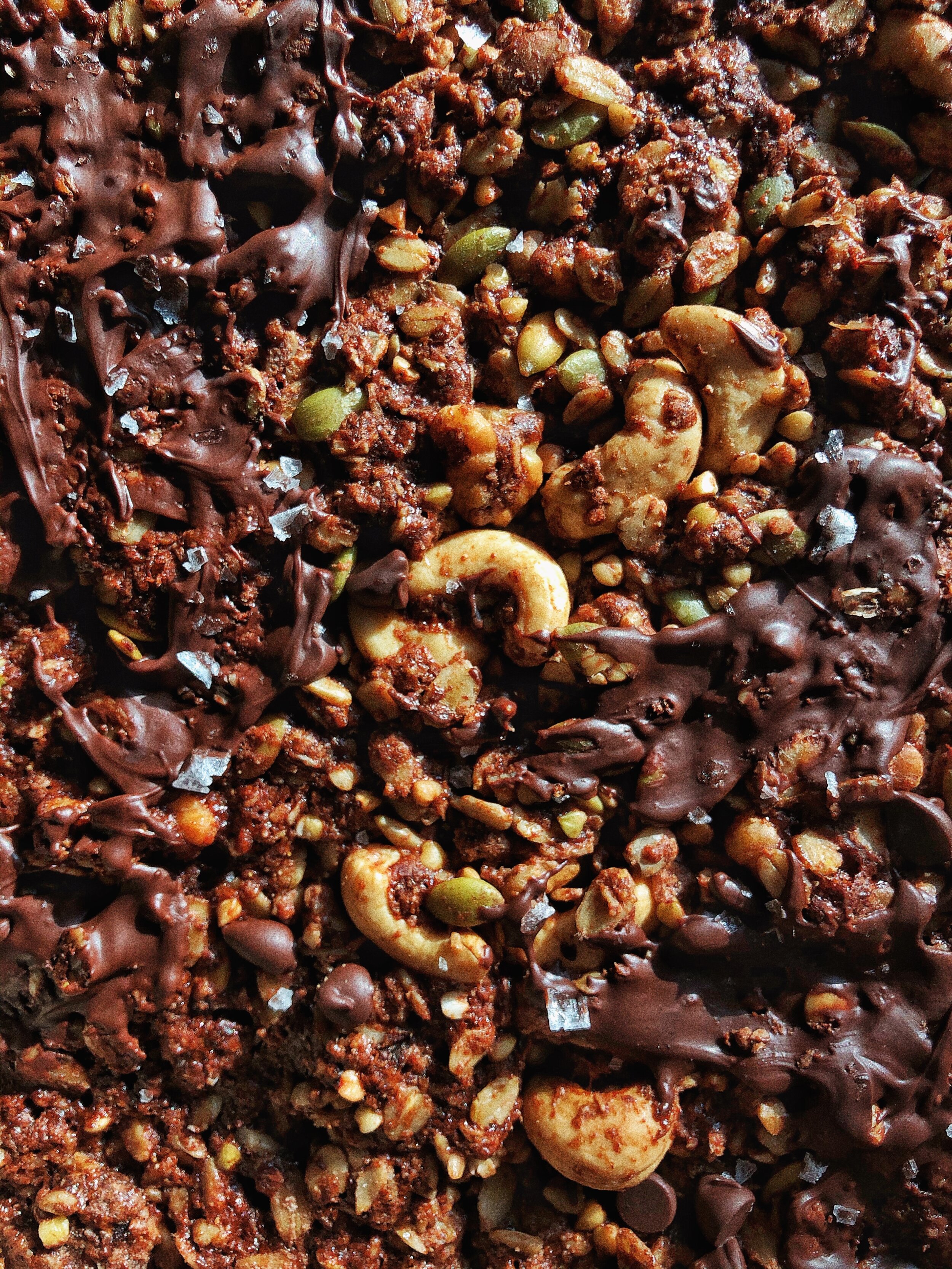 Chocolate Chip Cookie Granola (High Protein, Dairy Free, Gluten Free)