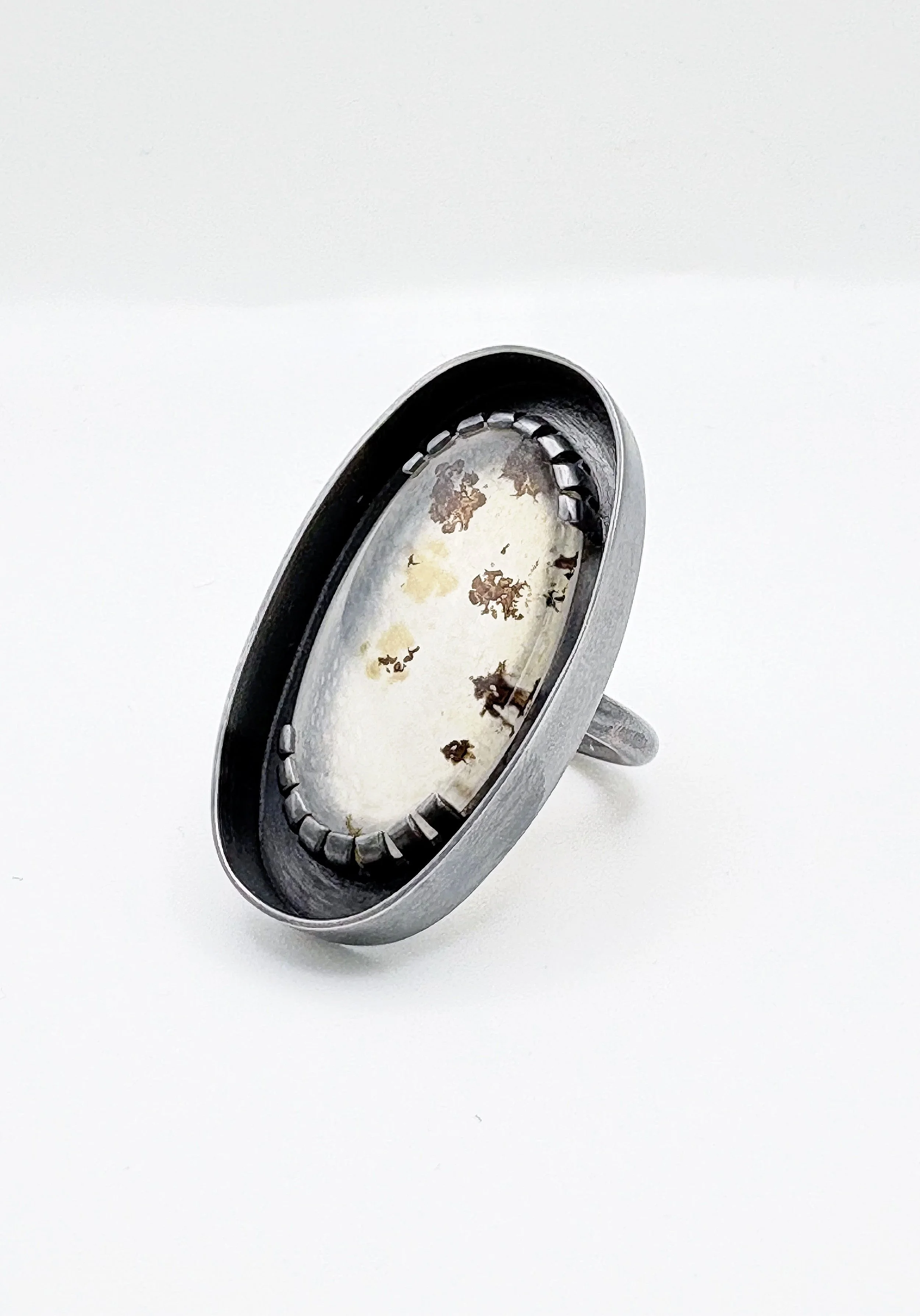 Dendritic Agate Ring