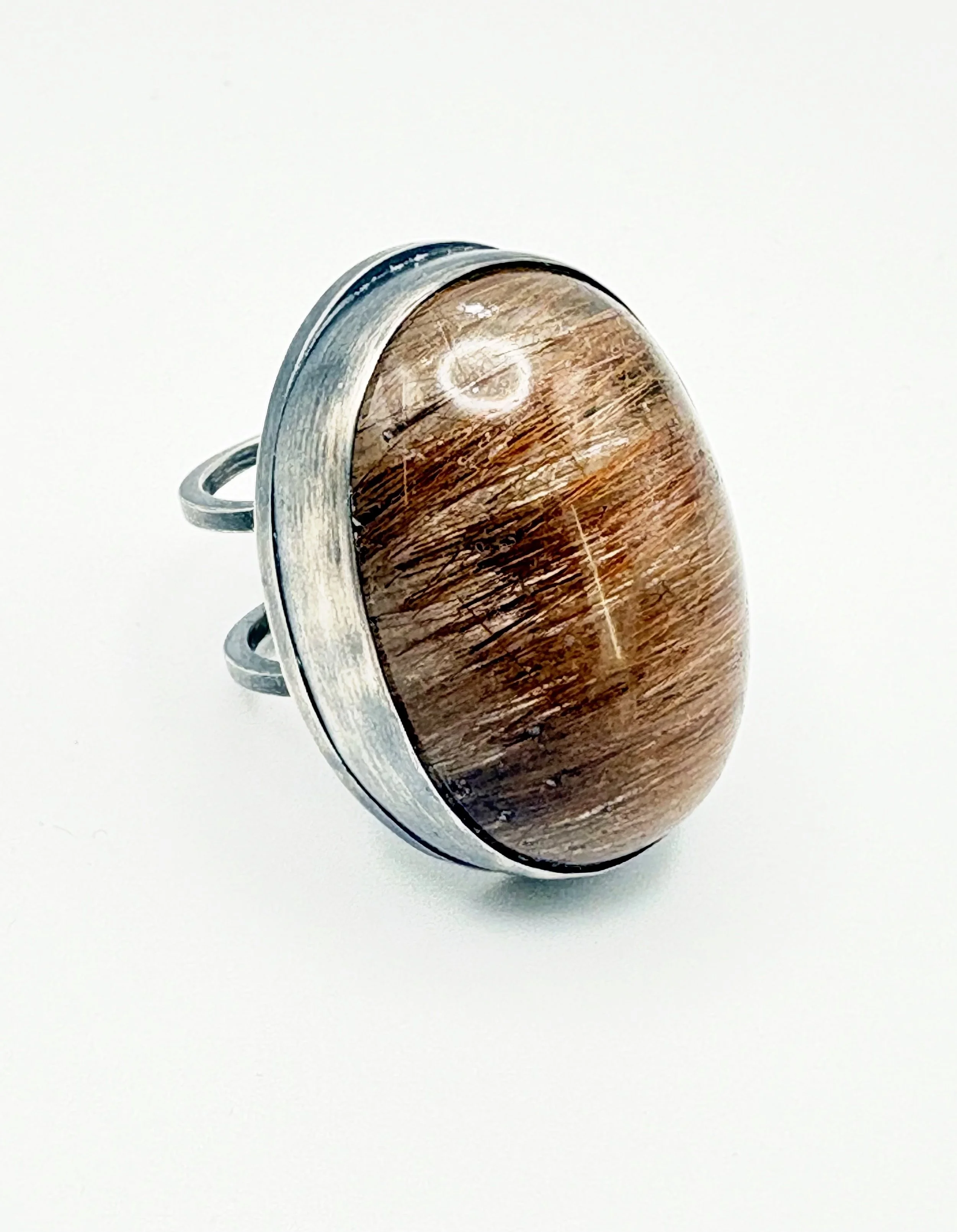 Copper-Red Rutilated Quartz