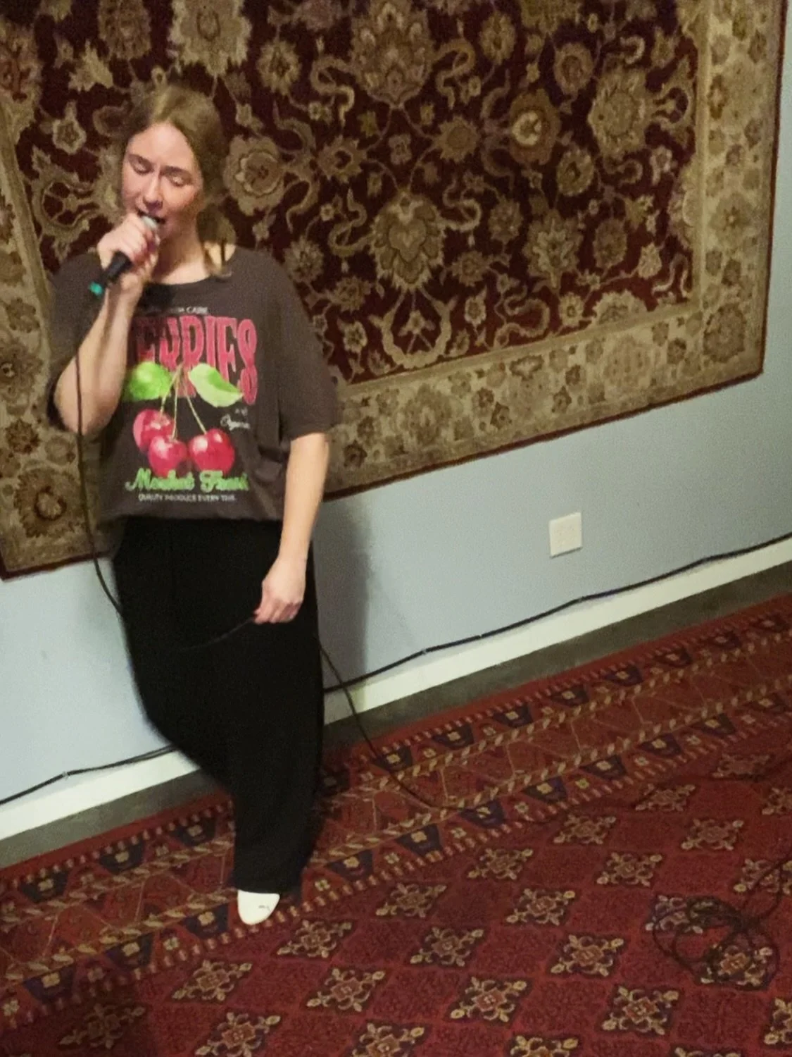 just a girl remembering how to sing 🙃