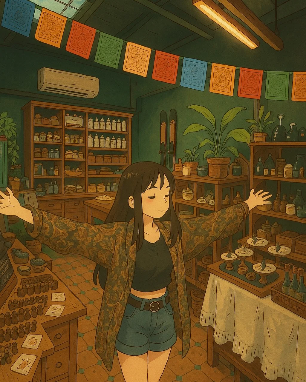 welcome to my sanctuary 🦋🧚🏻 (..in studio ghibli style)
