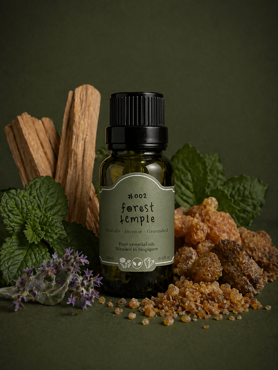 #002 forest temple, essential oil blend (15ml)