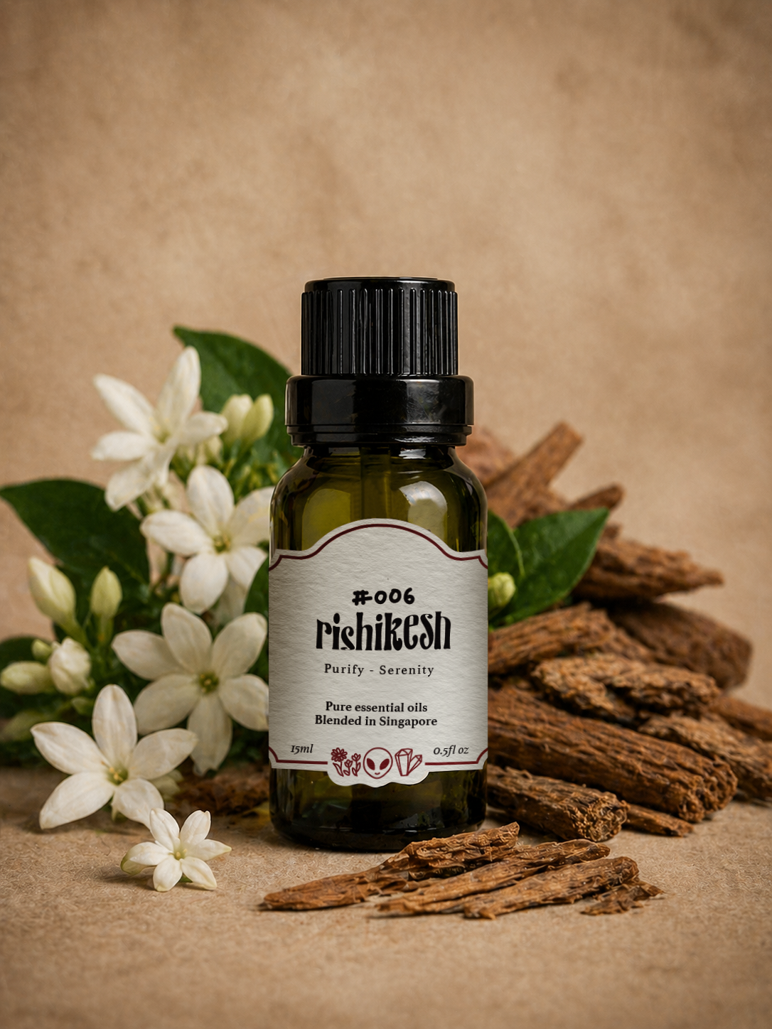 #006 rishikesh, essential oil blend (15ml)
