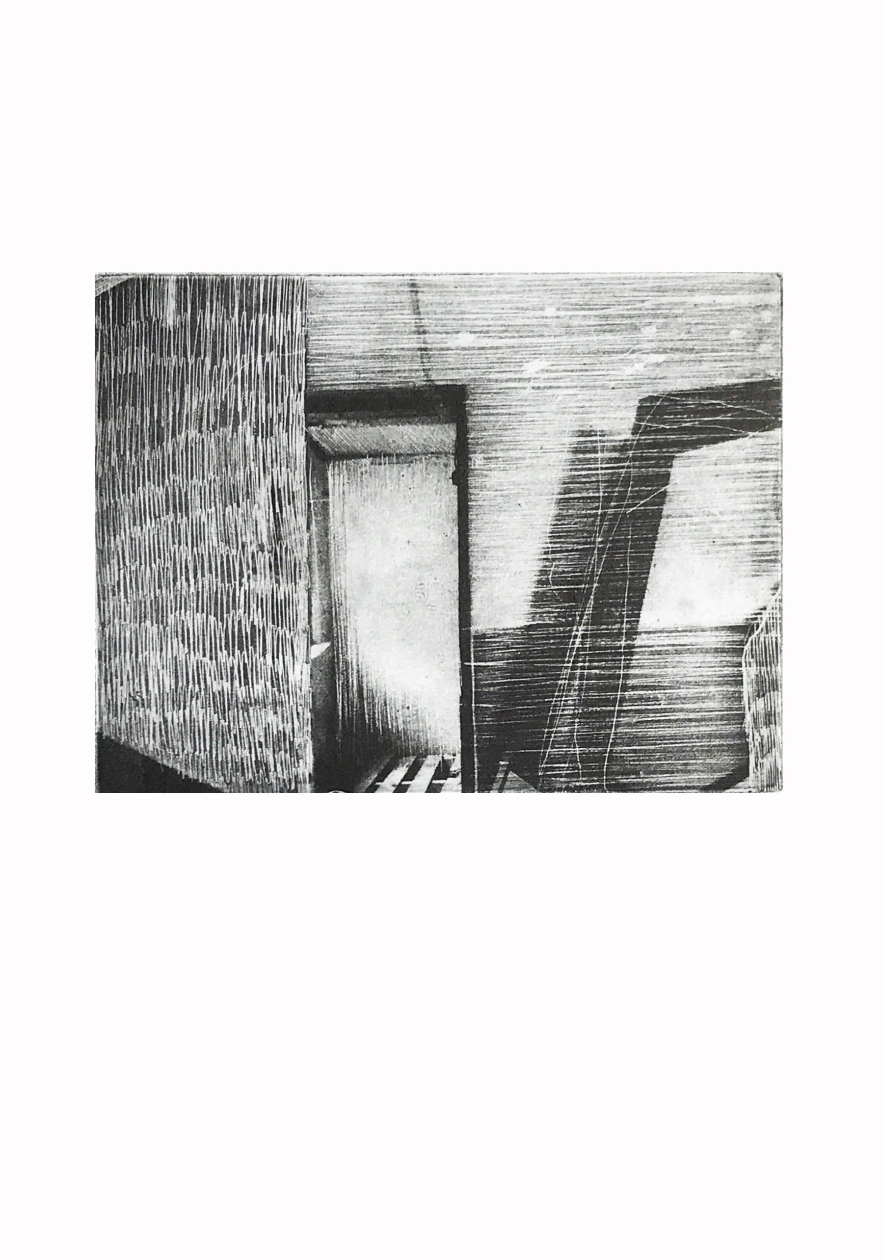   Entrance,  photo intaglio, 50cm x 30cm, 2017 