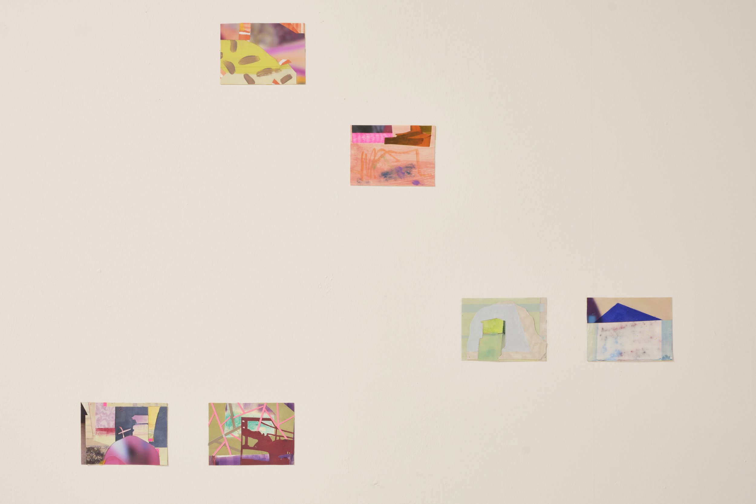   The Act, The Idea, and The Thing,  Collage, screenprint, monoprint, paint, gesso, mixed media, dimensions variable, 2019 – ongoing, (detail) 