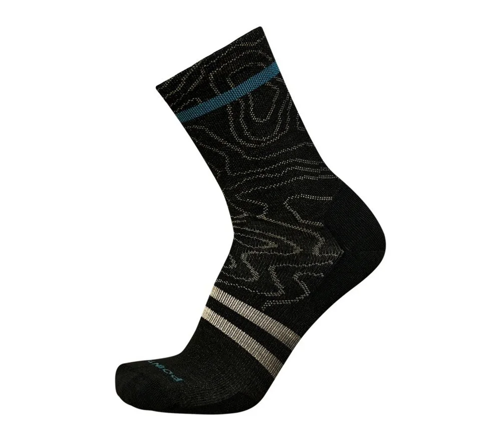 Chaussettes Randonnée Homme Laine Mérinos - Motif Câble - Taille 7-11 UK - 2 Paires Kaki