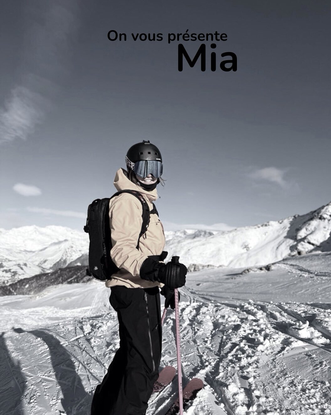 On vous pr&eacute;sente Mia ! Ambassadrice POINT6 et INTUITION&hellip;
&ldquo; Je m&rsquo;appelle Mia McNab et je fais du ski freeride. Ayant grandi &agrave; Chamonix, je suis passionn&eacute;e de ski depuis toujours. J&rsquo;ai commenc&eacute; par l