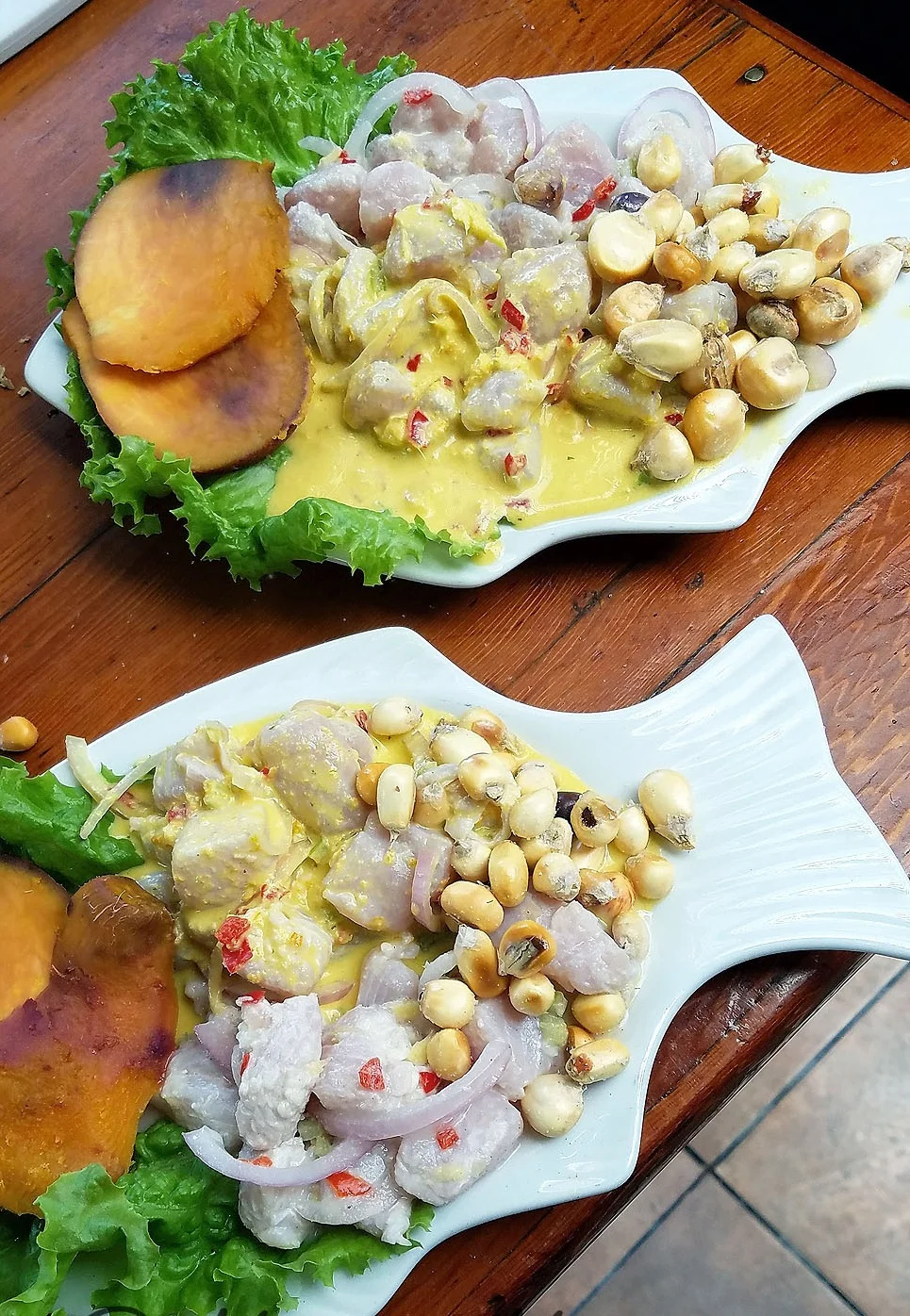 Plated Ceviche