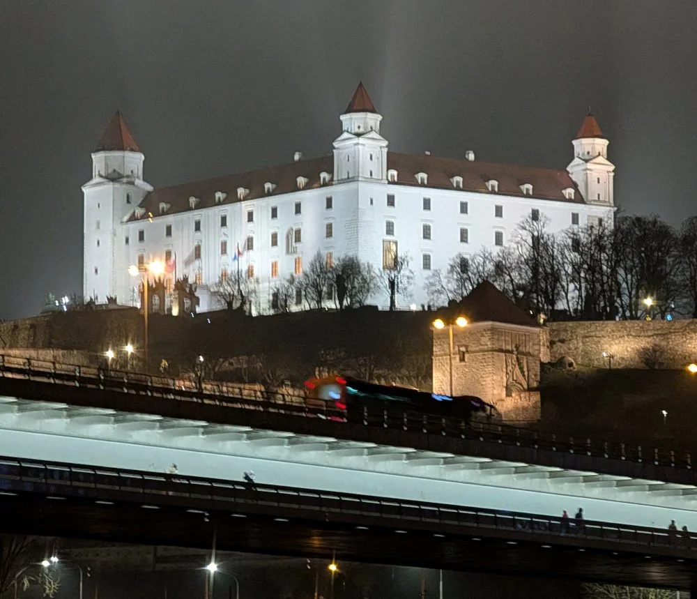 Buda Castle at night