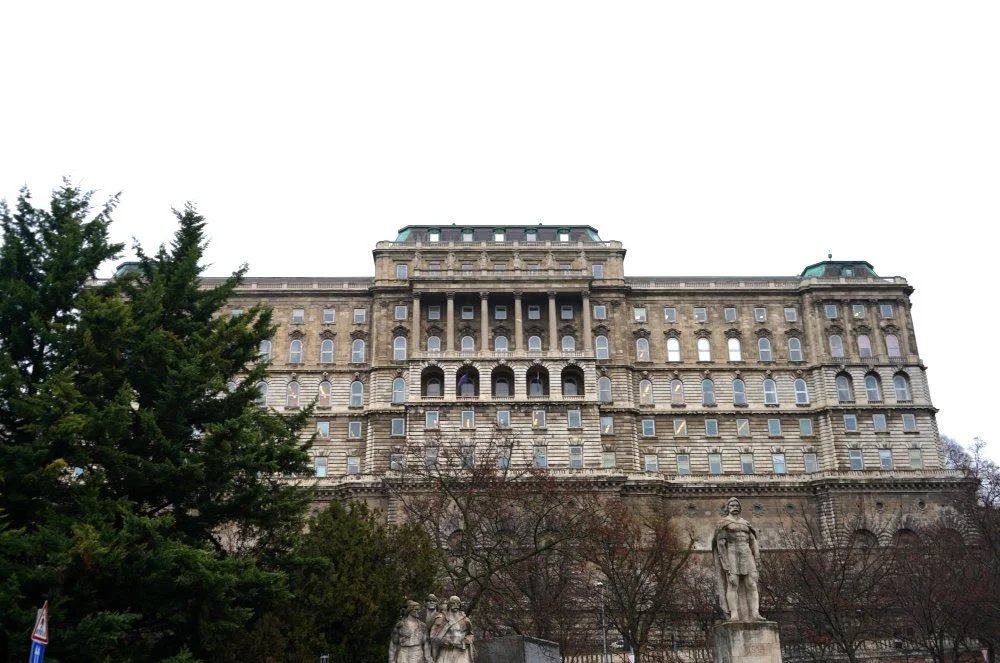 Buda Castle from Ground Level