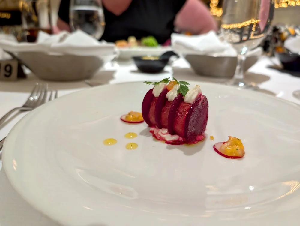Beet sorbet on the AmaMagna
