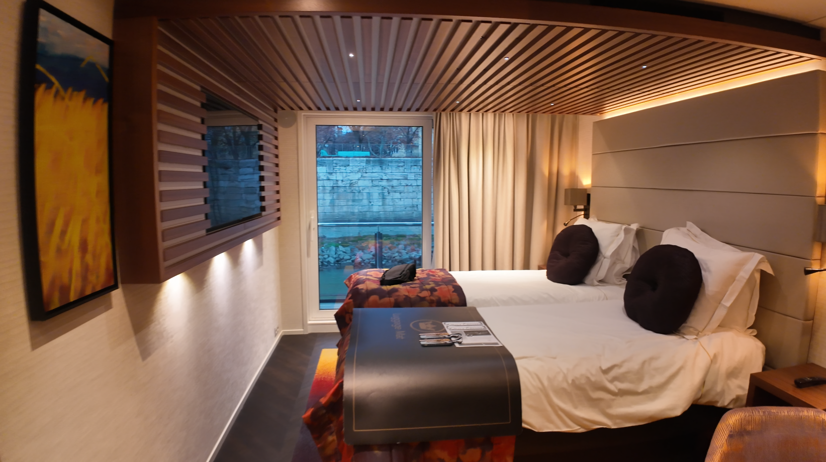 A view of the Ama Magna Category AA Balcony Room