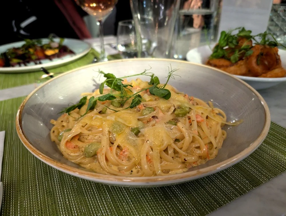 Trout Linguine from Klok Restaurant