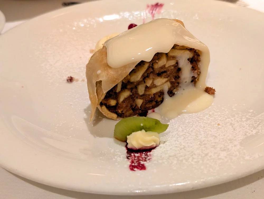a puff pastry dessert